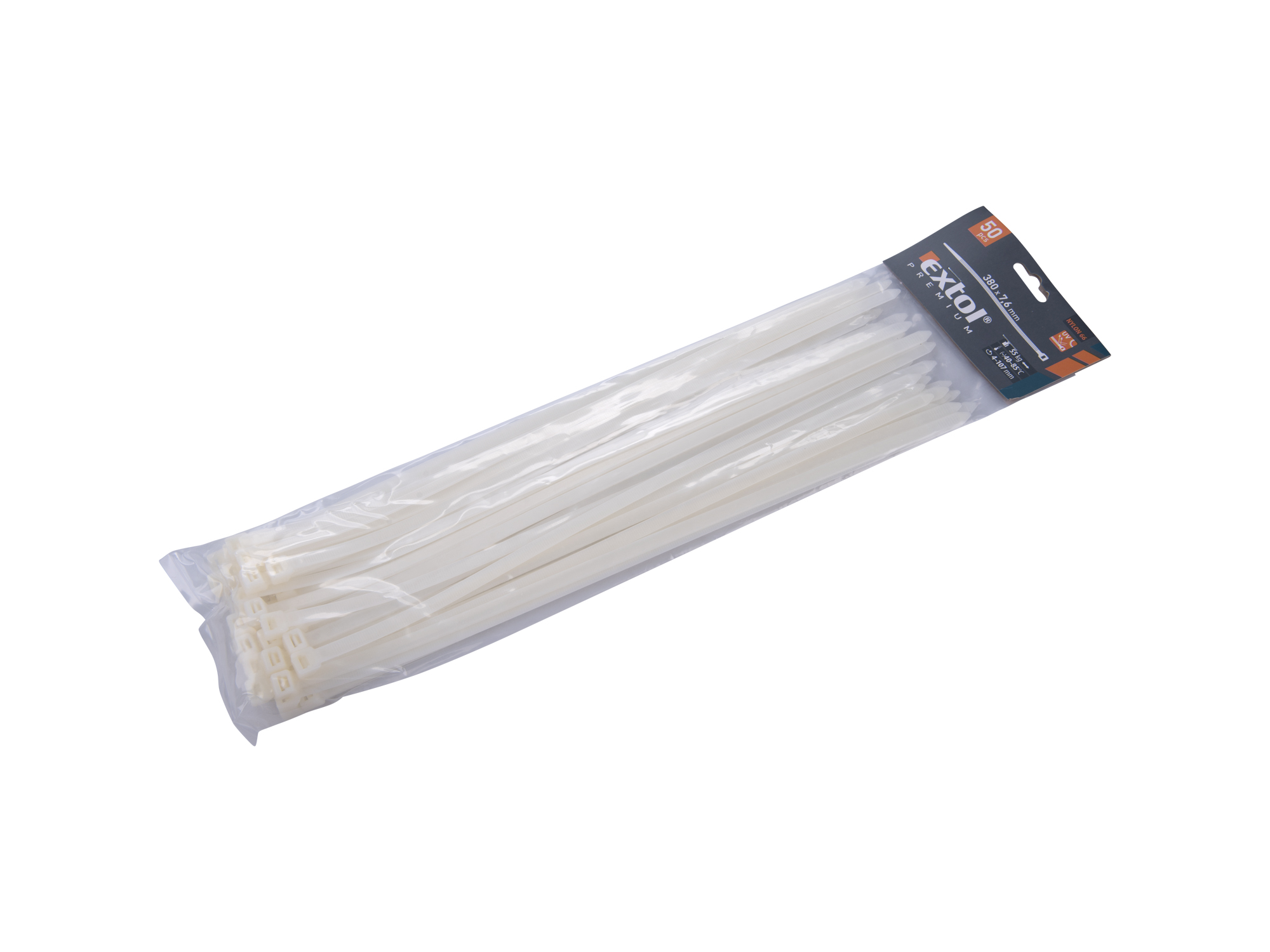 CINCHOS PLÁSTICOS BLANCOS 50 PZS