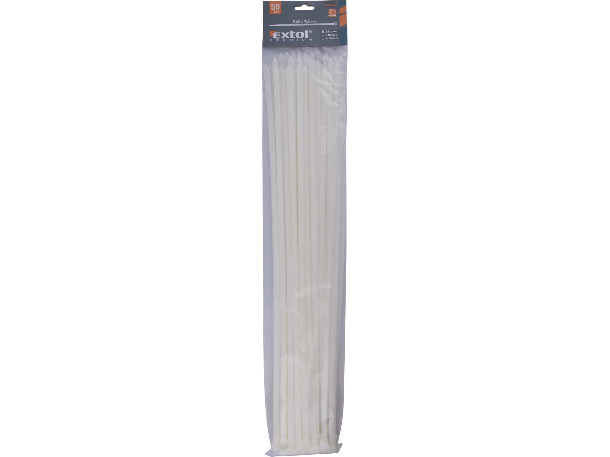CINCHOS PLÁSTICOS BLANCOS 50 PZS - Imagen 2