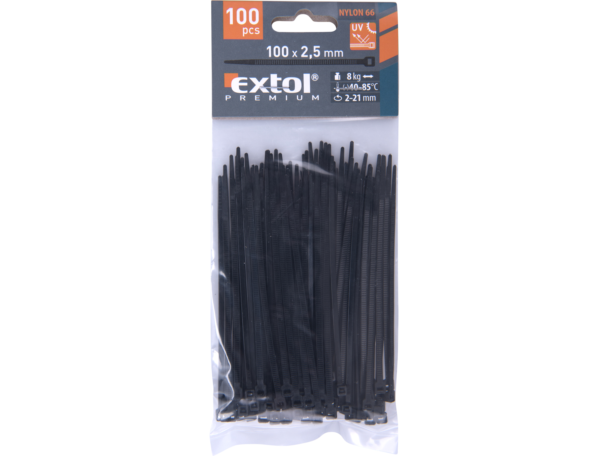 CINCHOS PLÁSTICOS NEGROS 100 PZS - Imagen 2