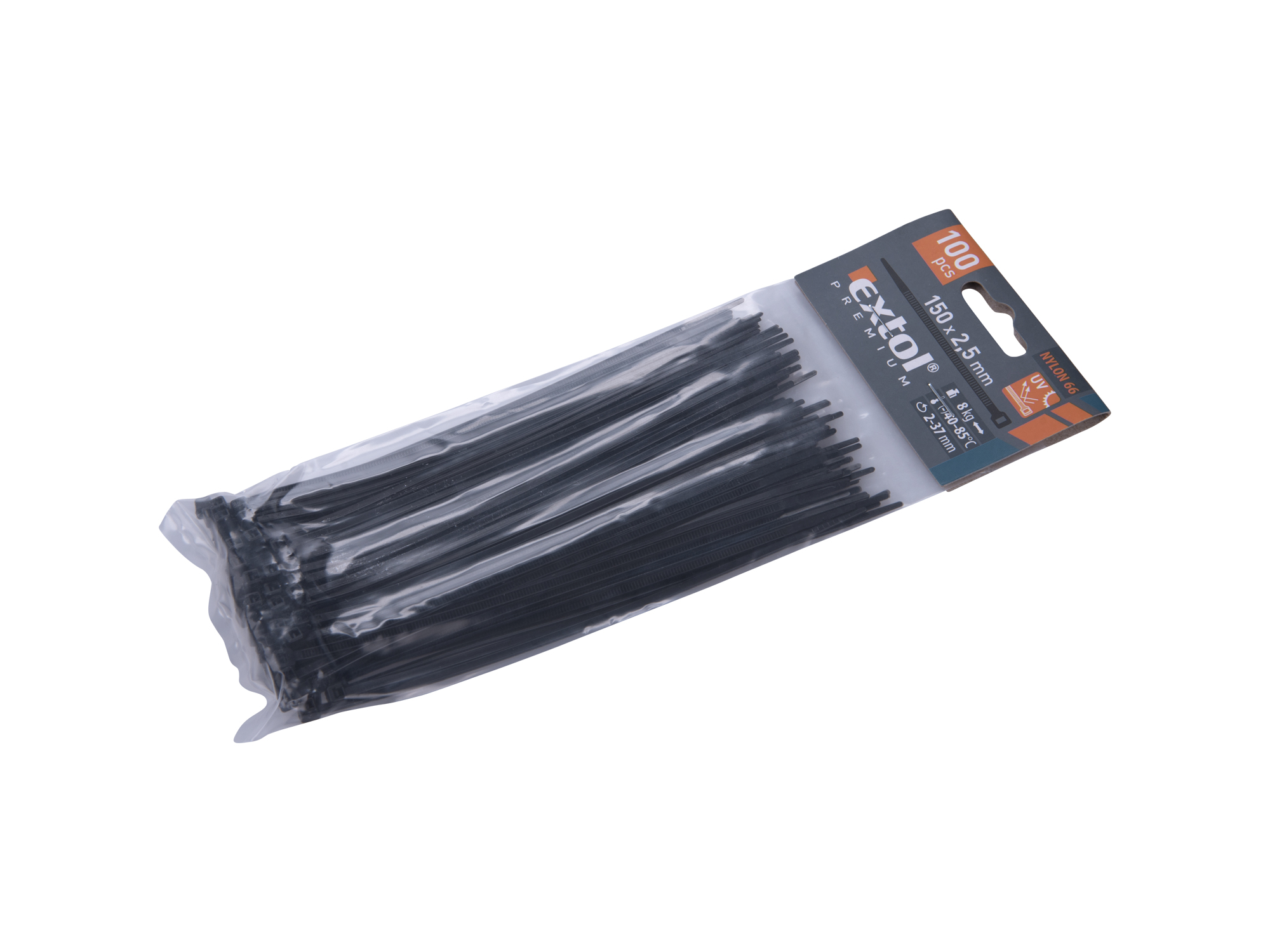 CINCHOS PLÁSTICOS NEGROS 100 PZS