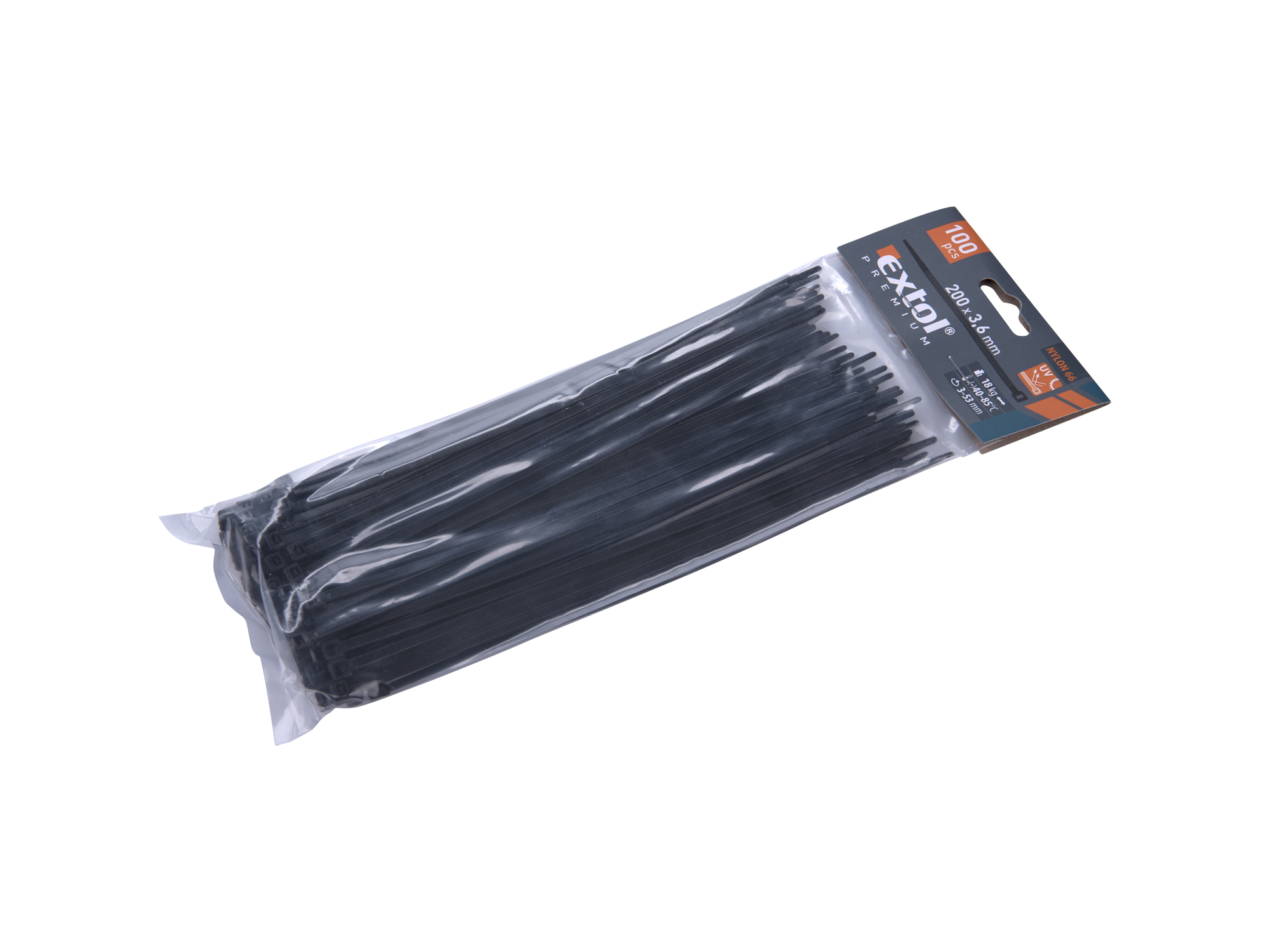 CINCHOS PLÁSTICOS NEGROS 100 PZS