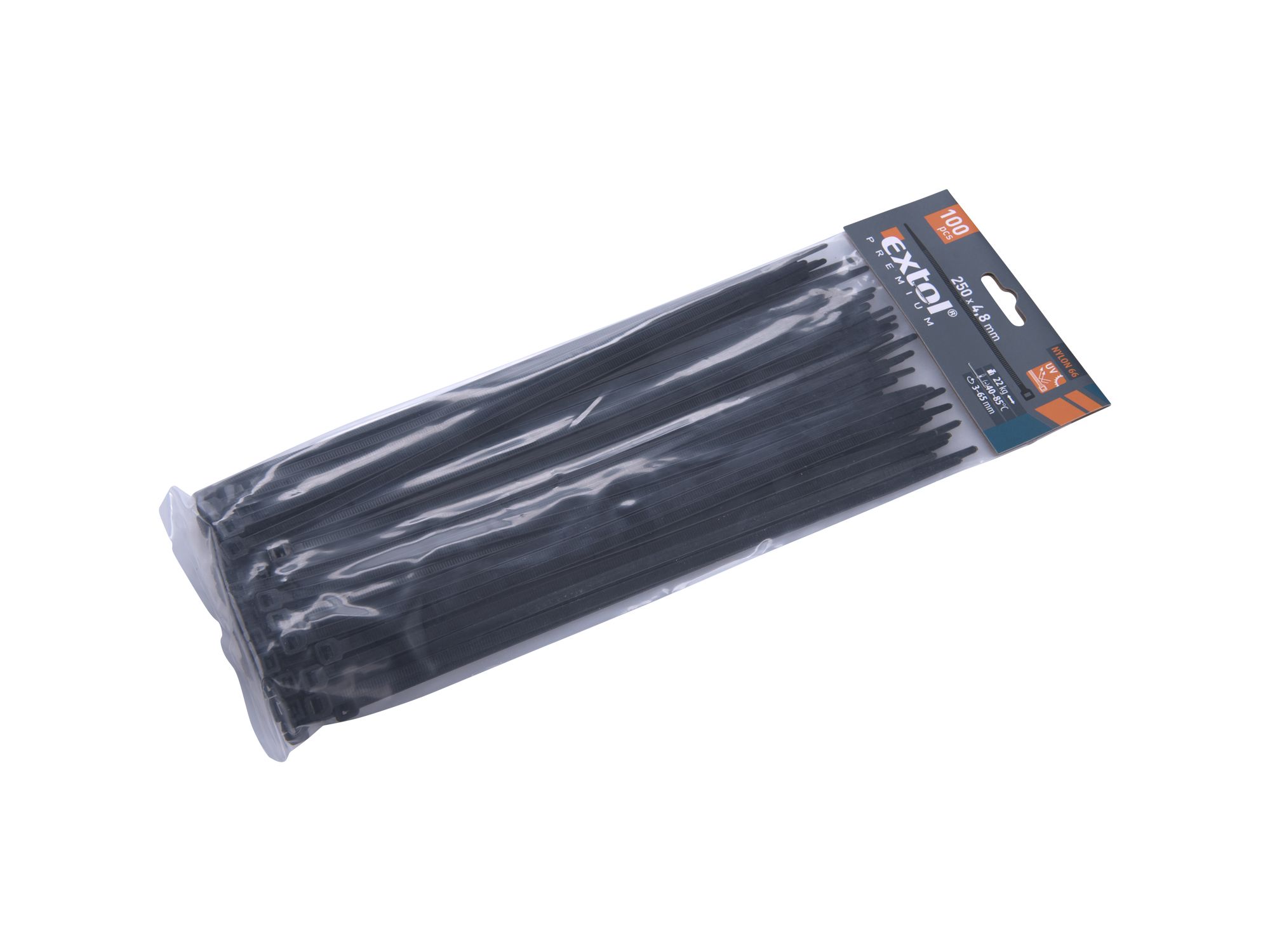 CINCHOS PLÁSTICOS NEGROS 100 PZS