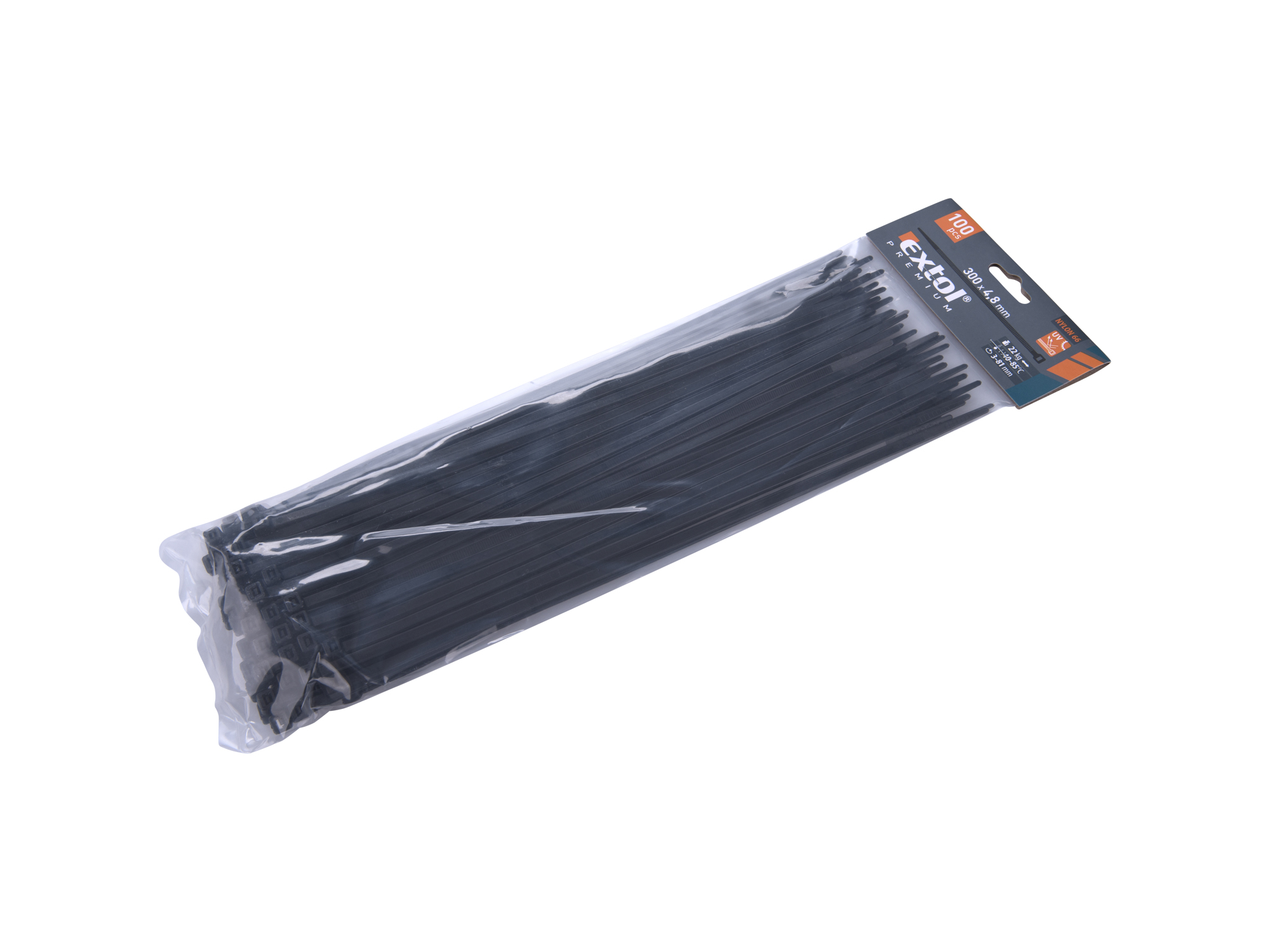 CINCHOS PLÁSTICOS NEGROS 100 PZS