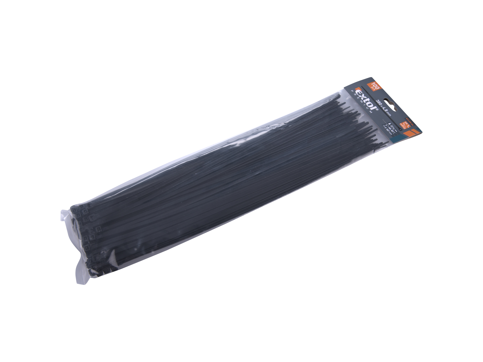 CINCHOS PLÁSTICOS NEGROS 100 PZS