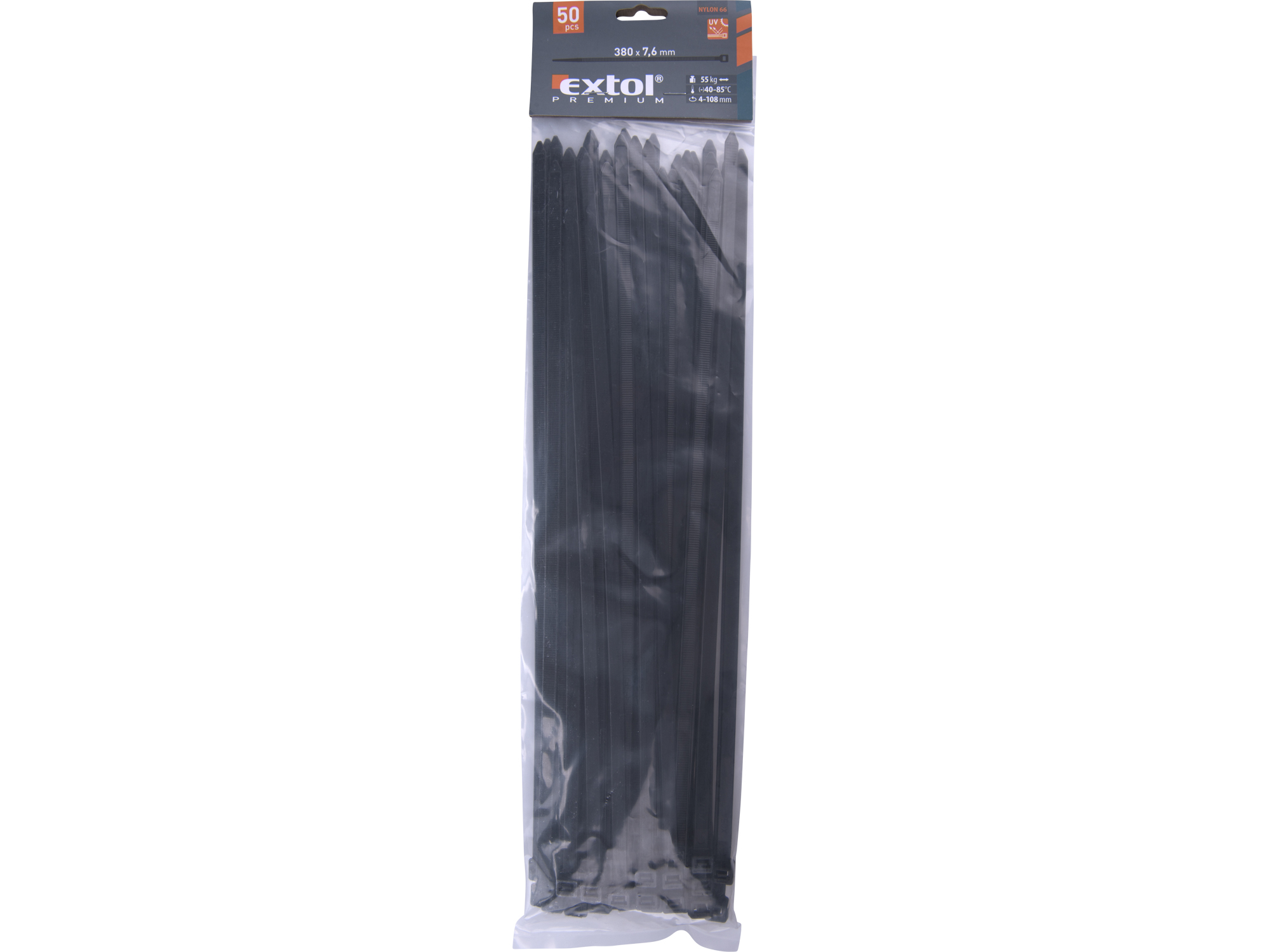 CINCHOS PLÁSTICOS NEGROS 50 PZS - Imagen 2