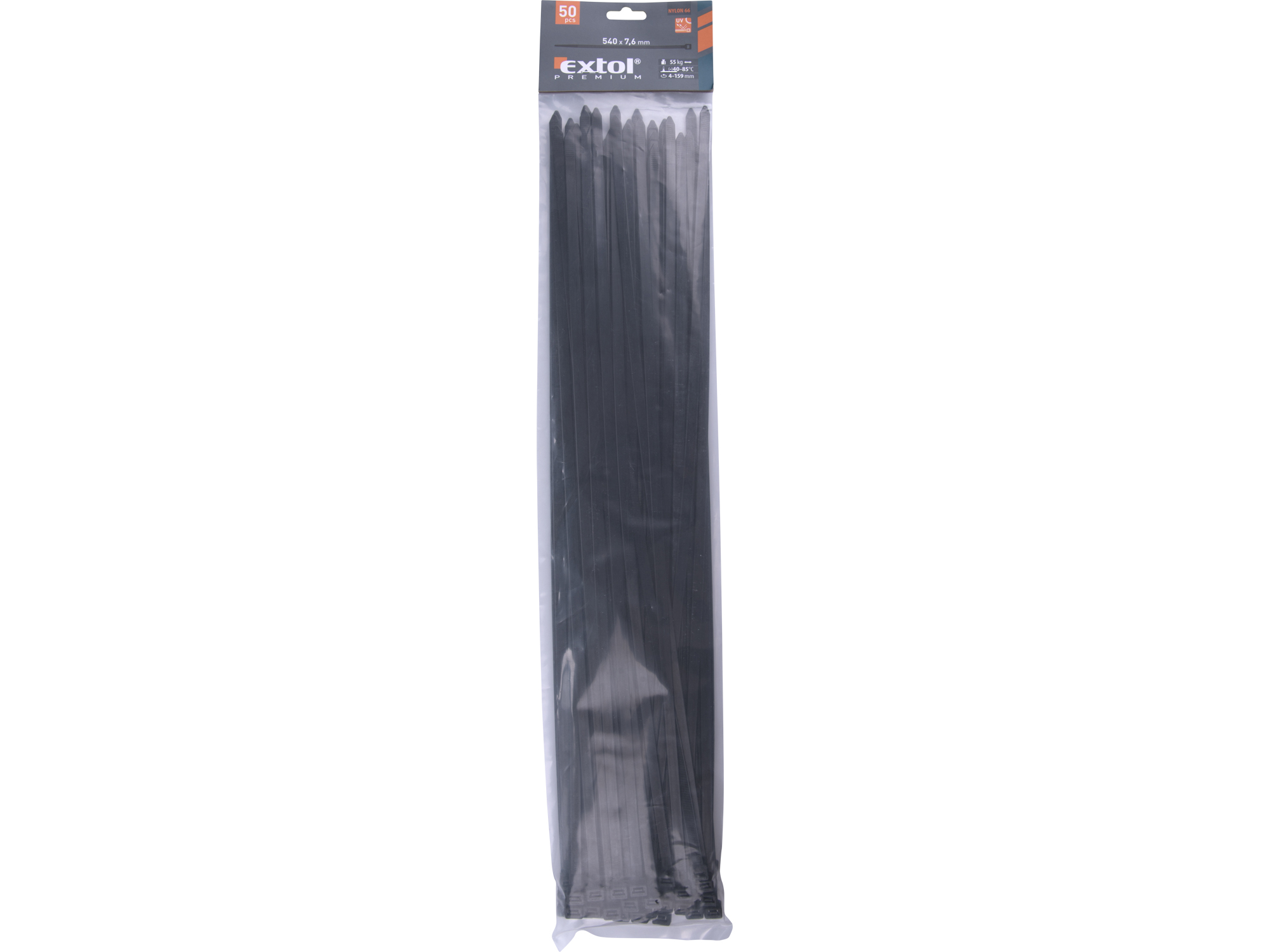 CINCHOS PLÁSTICOS NEGROS 50 PZS - Imagen 2