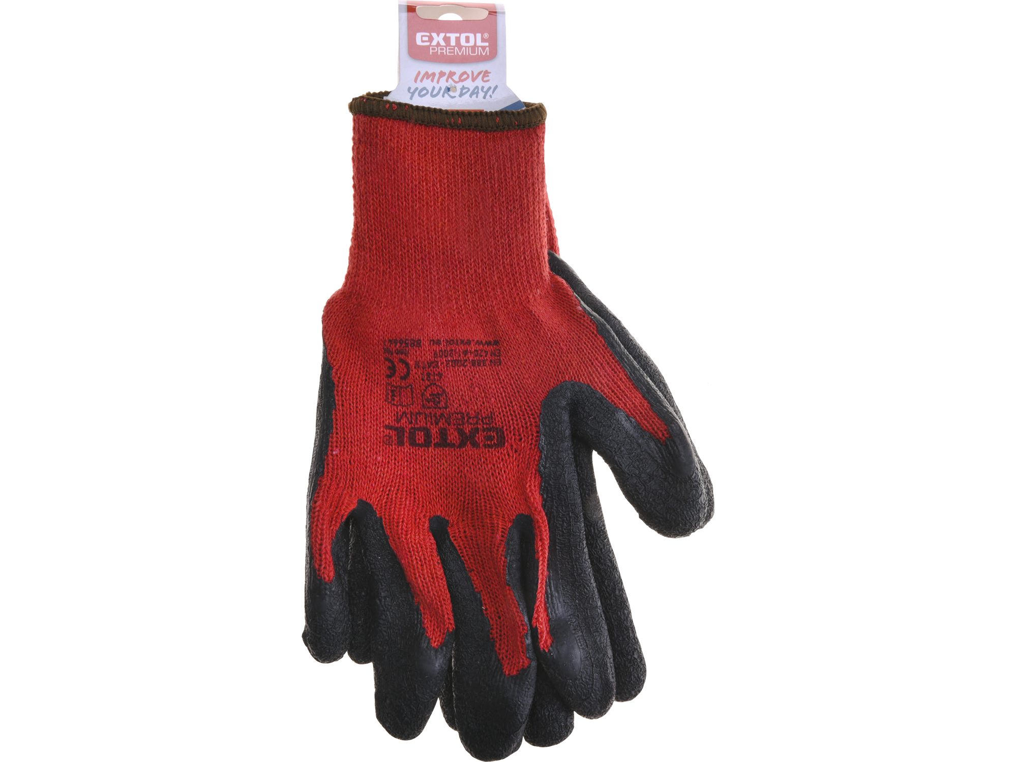 GUANTES DE ALGODÓN CON PALMA DE LATEX - Imagen 1