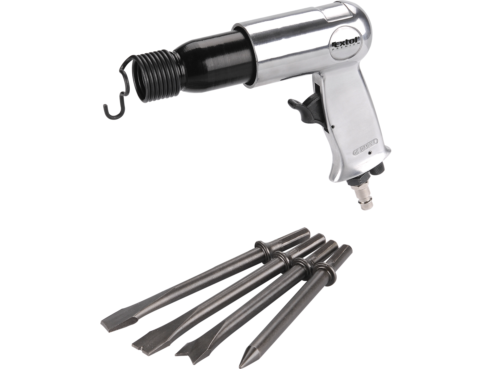 ROTOMARTILLO NEUMÁTICO 1/4", 4 PZS