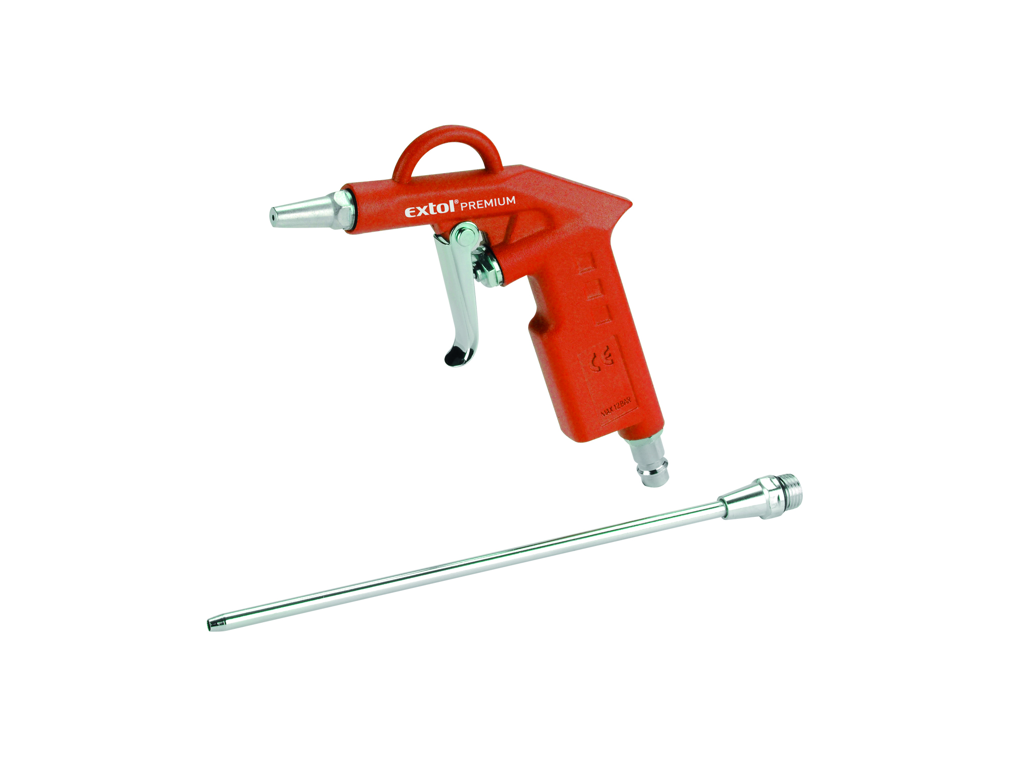 PISTOLA DE AIRE 12 BAR 21CM EXTOL PREMIUM