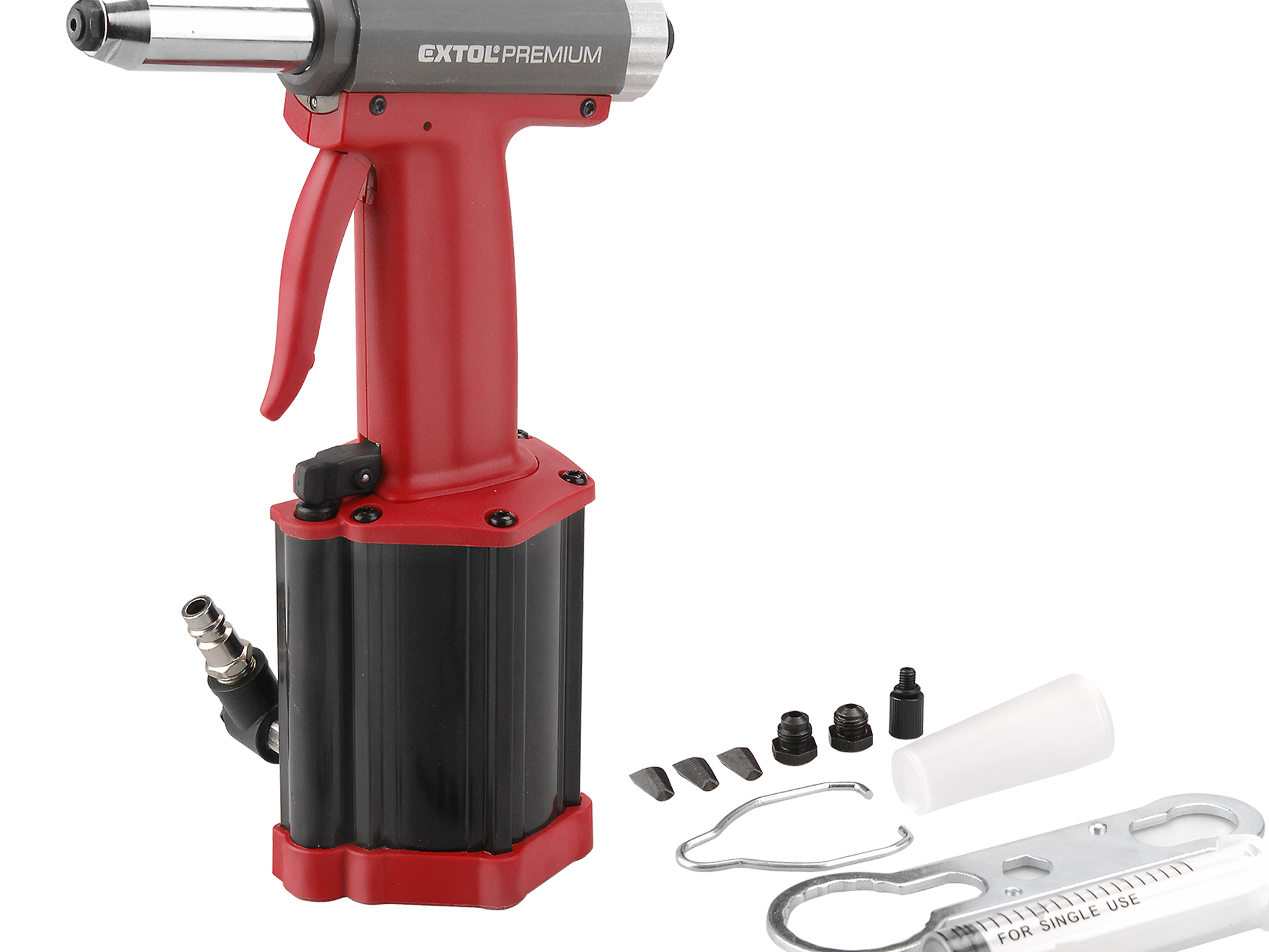 REMACHADORA NEUMATICA EXTOL PREMIUM 745kg /  7290N