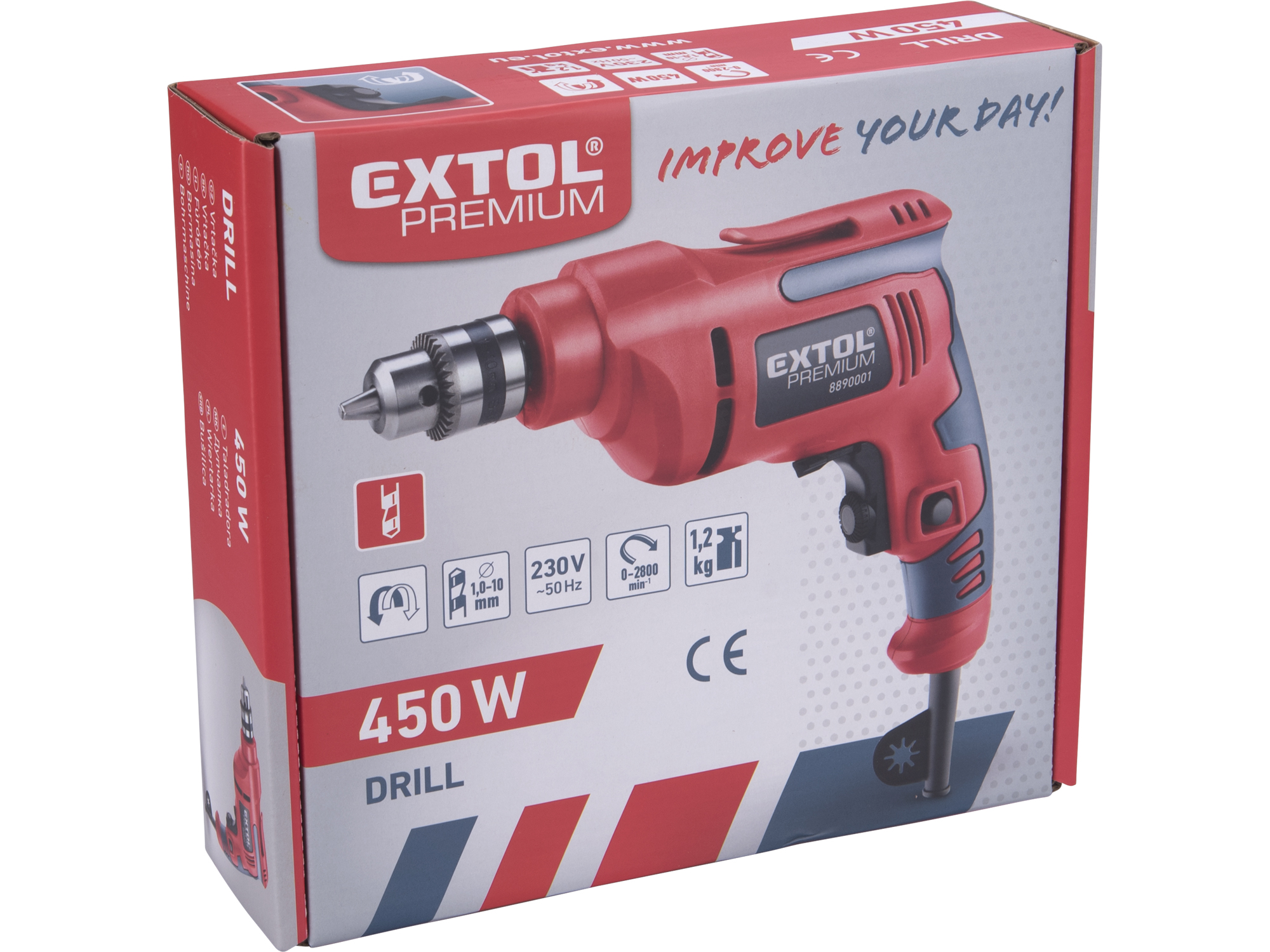 Barreno De Impacto Ep Alto Torque 450W 3/8" - Imagen 3