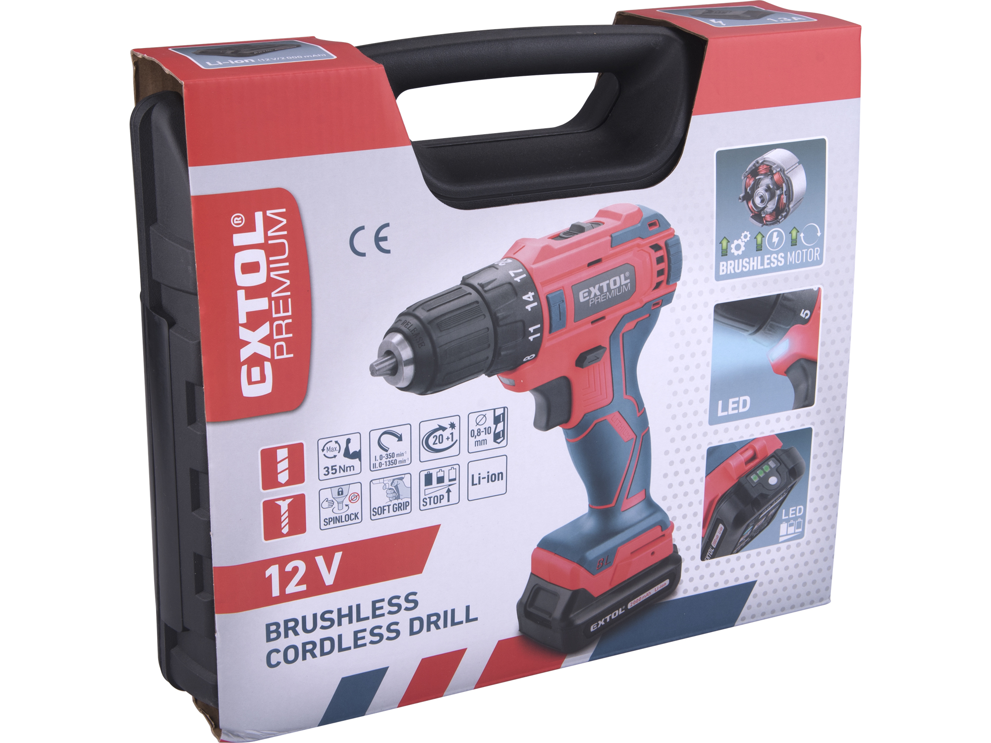 ATORNILLADOR INALAMBRICO 12V, 3/8", UNA BATERIA Y UN CARGADOR - Imagen 10