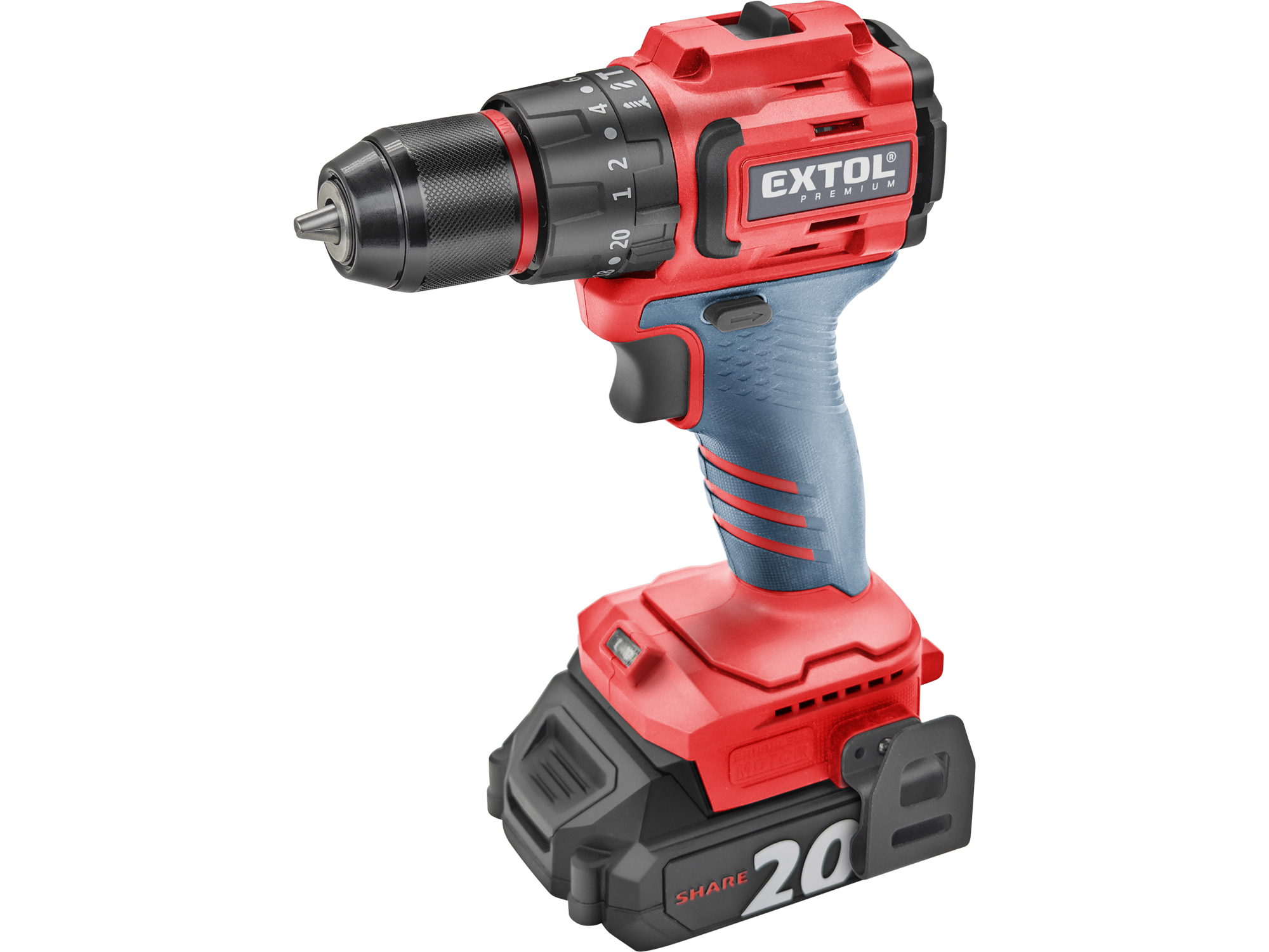 BARRENO DE IMPACTO 20V EP  2 VELOCDADES 50NM SIN CARBONES  1 CARGADOR 1 BATERIA