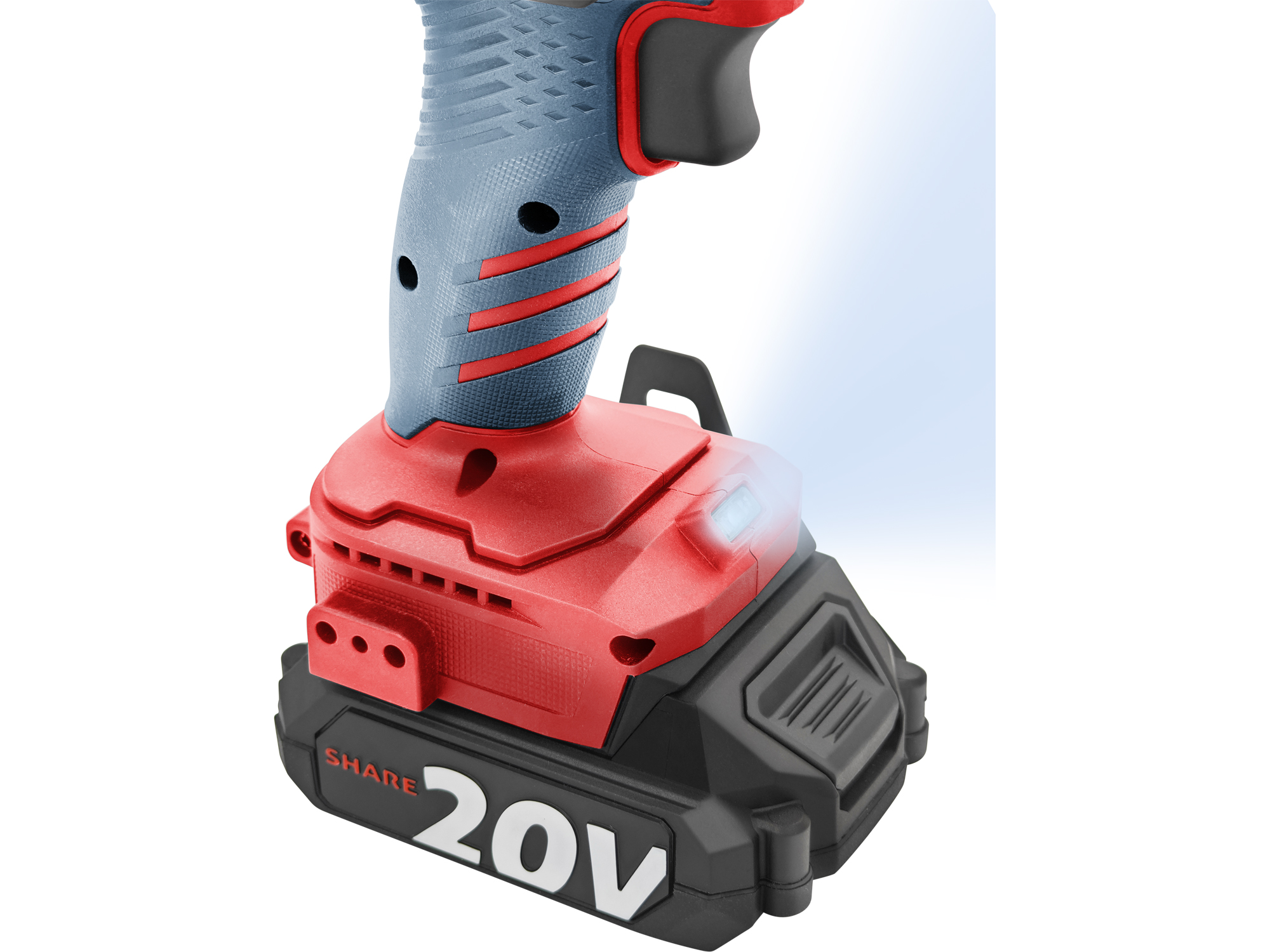 BARRENO DE IMPACTO 20V EP  2 VELOCDADES 50NM SIN CARBONES  1 CARGADOR 1 BATERIA - Imagen 3