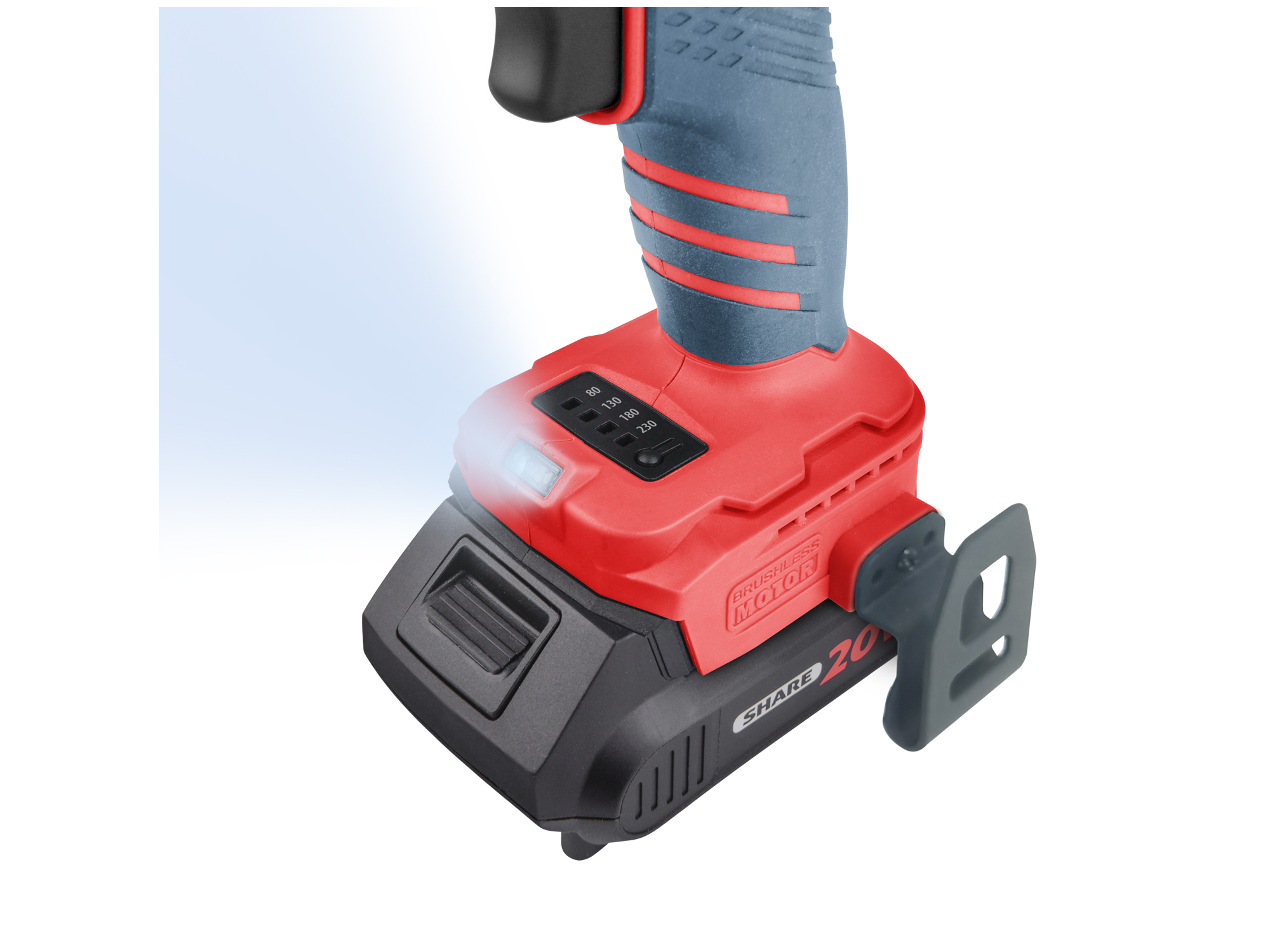 Pistola De Impacto 20V  Extol 1/4" Hex  230Nm Vmax: 3600Rpm Con Bat/Carg - Imagen 5