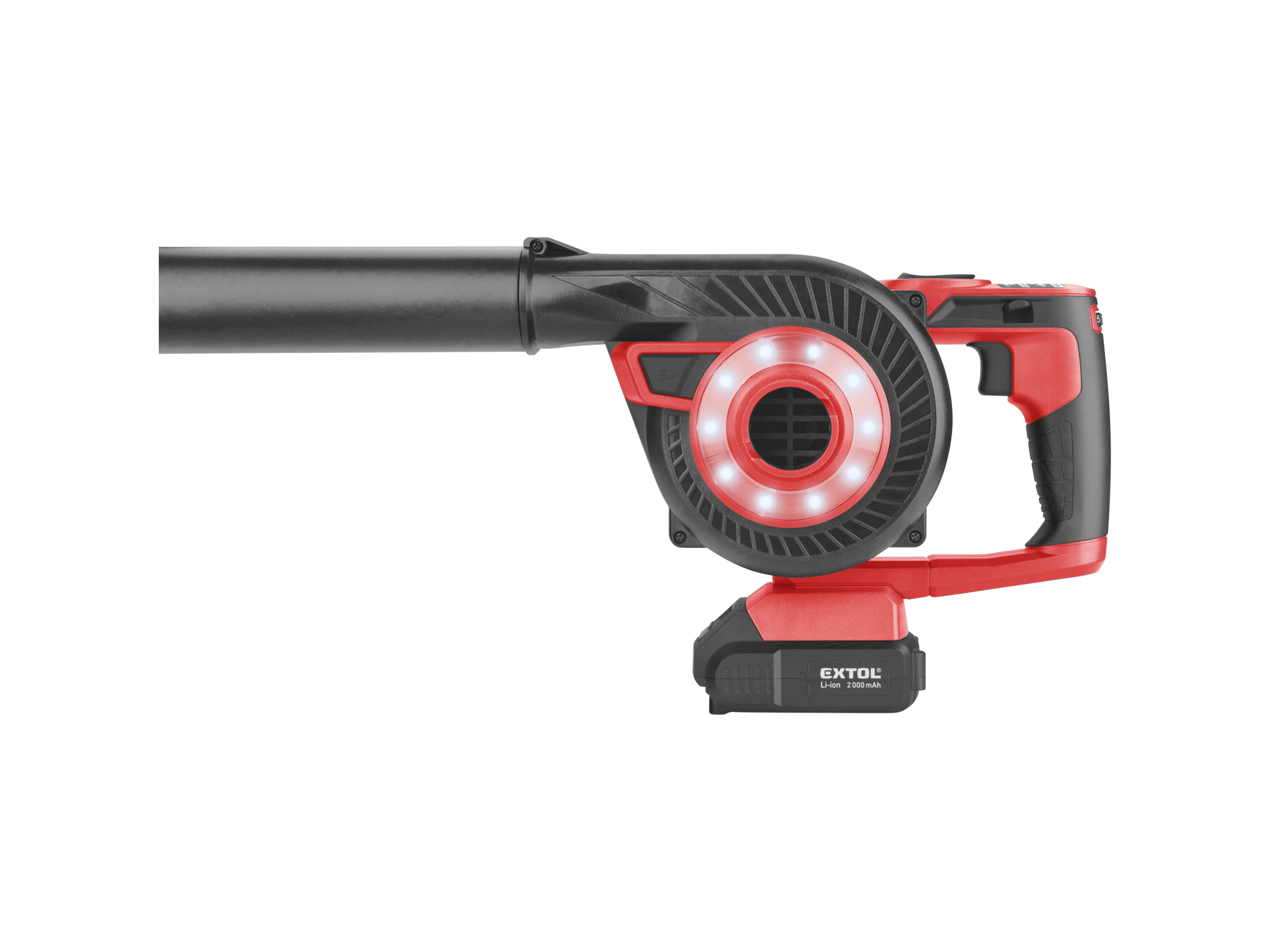Soplador Y Aspirador 20V Extol Premium Con 1 Bateria Y 1 Cargador - Imagen 4