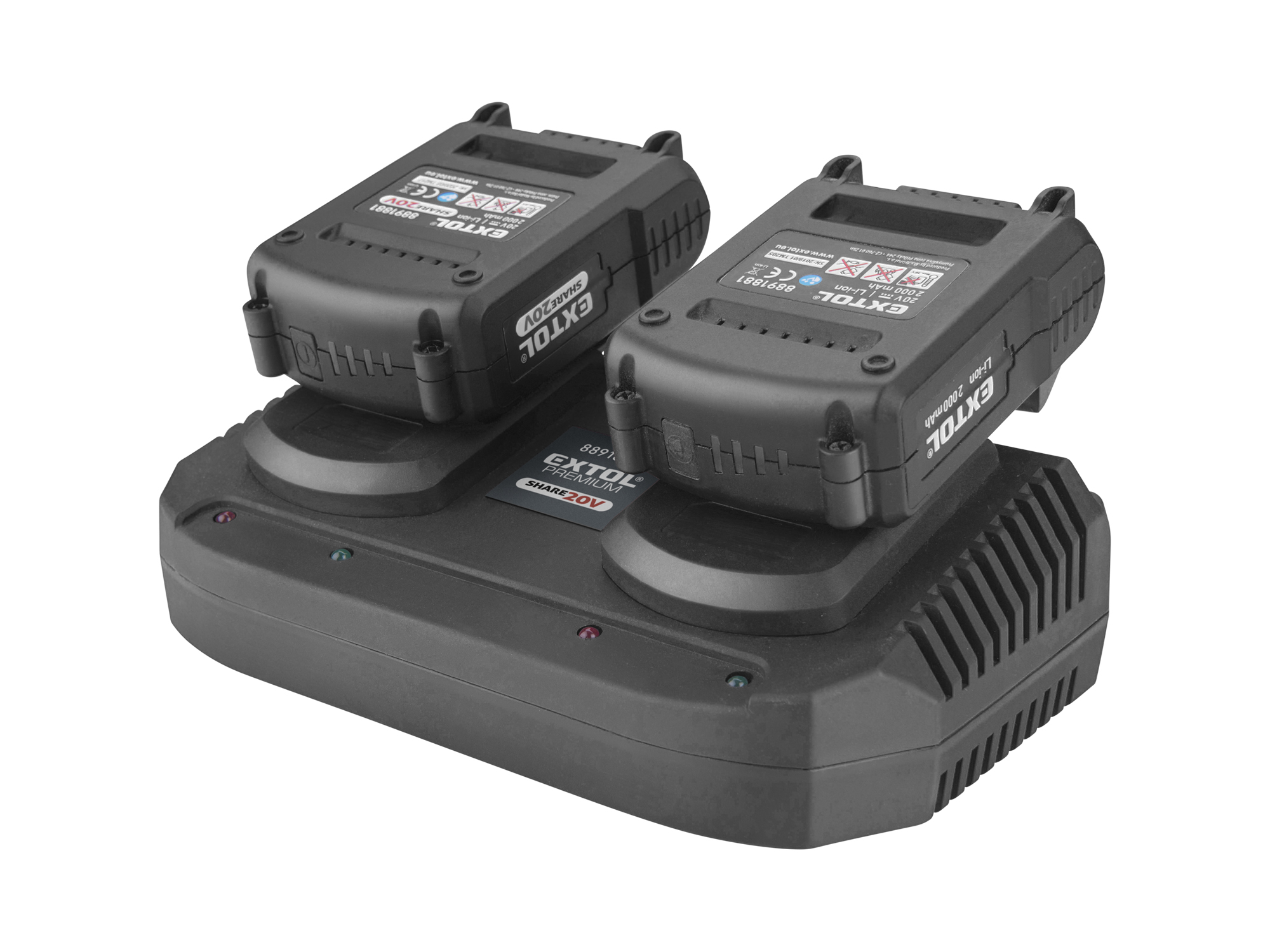 Cargador De Baterias Ep 20V 2X3.5A Para Baterias De 2000-8000Mah - Imagen 1