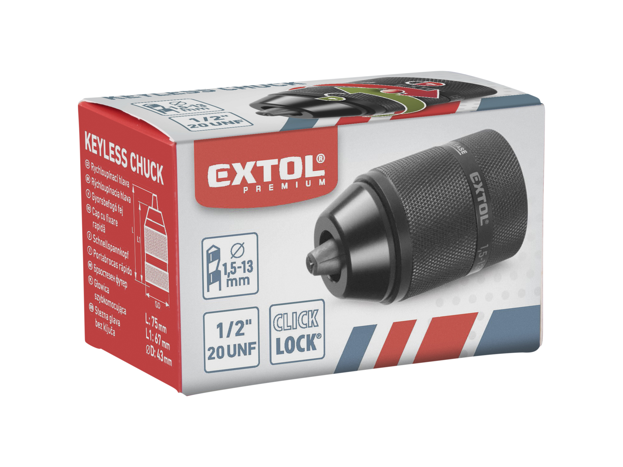 MANDRIL AUTO-AJUSTABLE 1.5-13MM - Imagen 2
