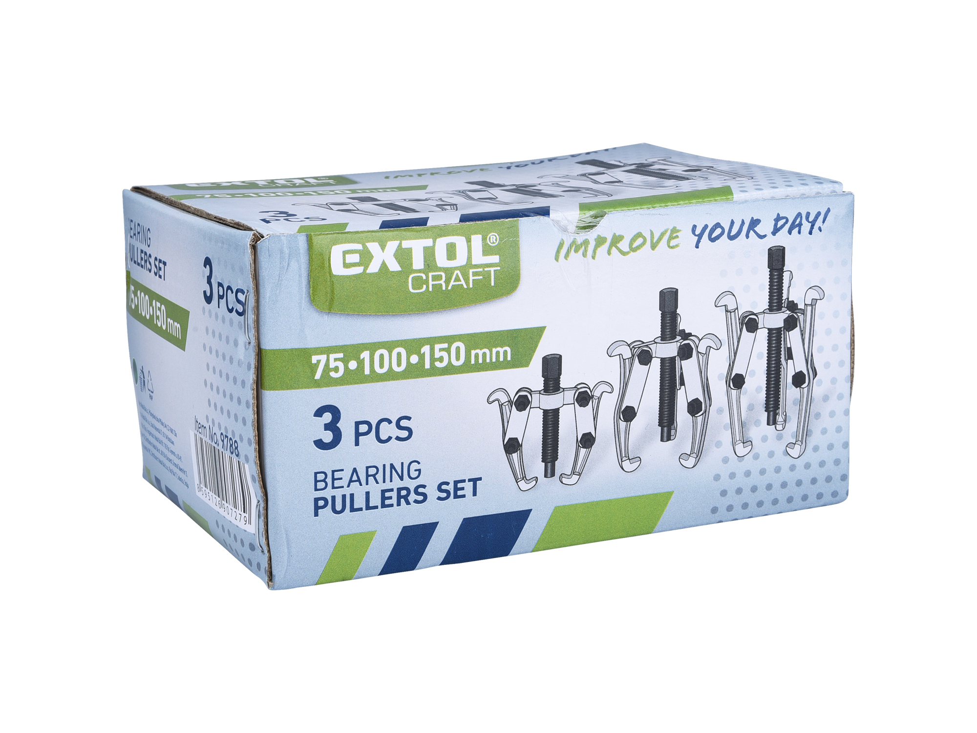 SET DE EXTRACTORES DE COJINETES 3 PZS - Imagen 1