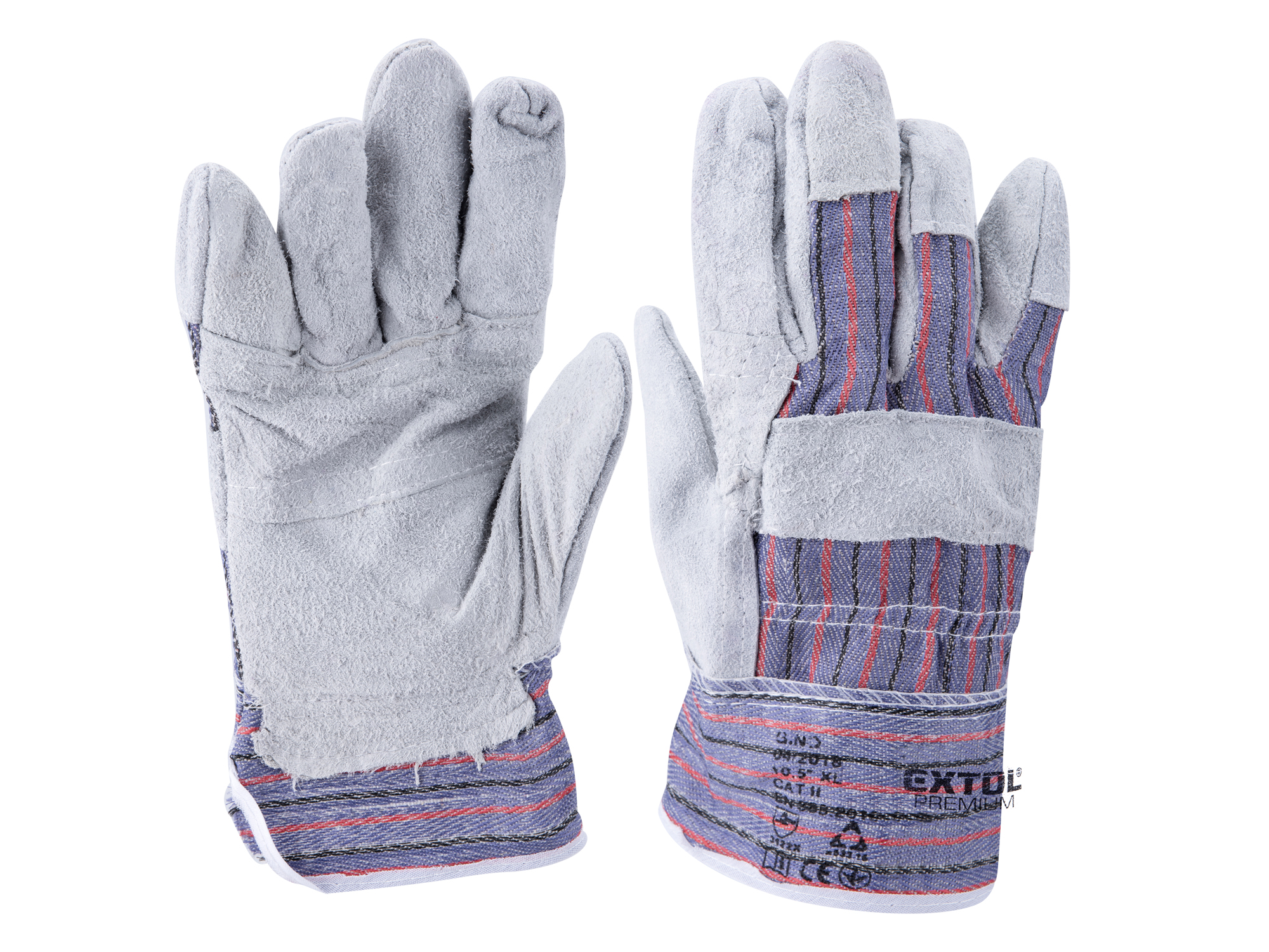 GUANTES DE CUERO PARA TRABAJO EXTOL - 10";Extol"