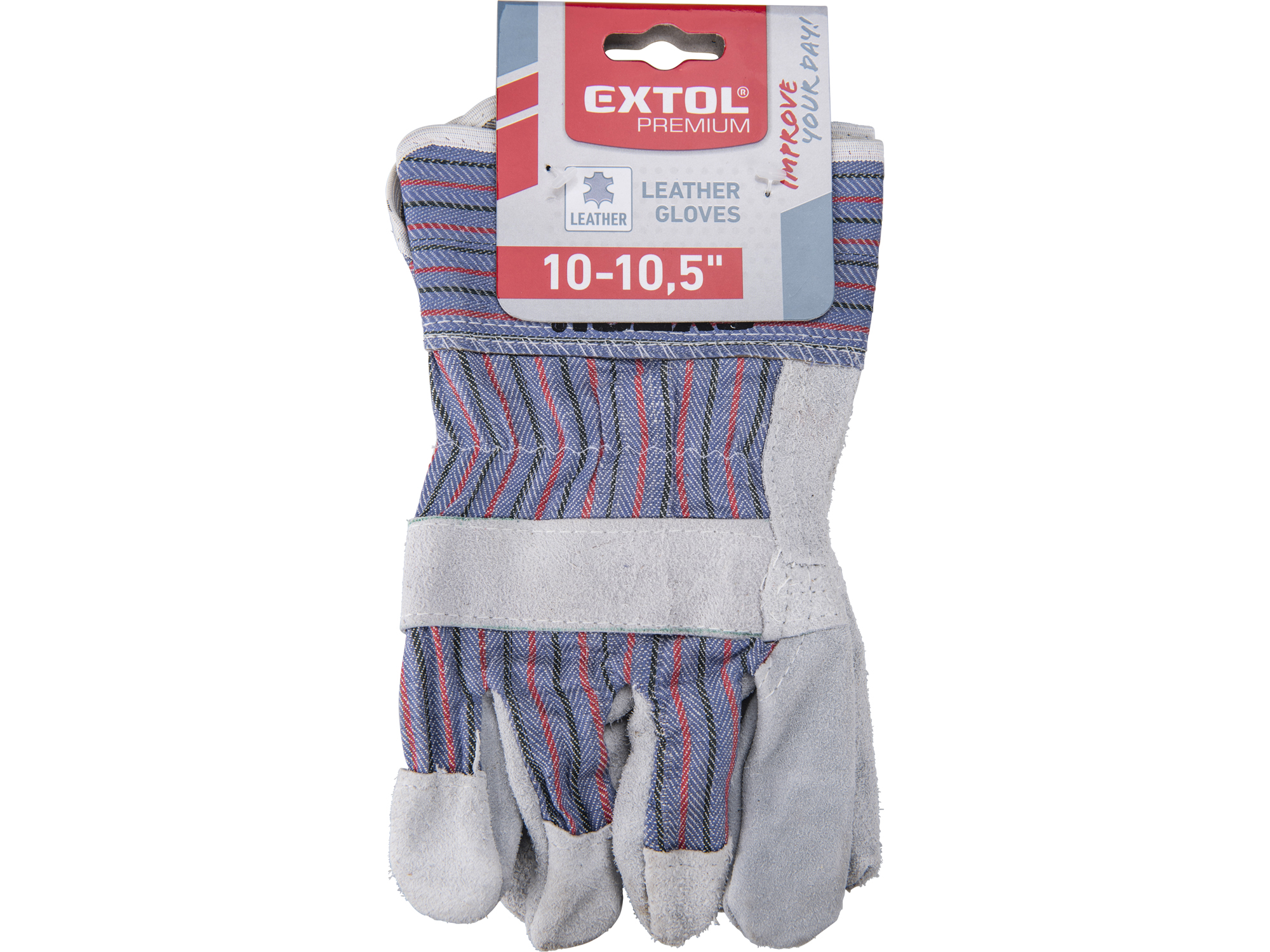 GUANTES DE CUERO PARA TRABAJO EXTOL - 10";Extol" - Imagen 1