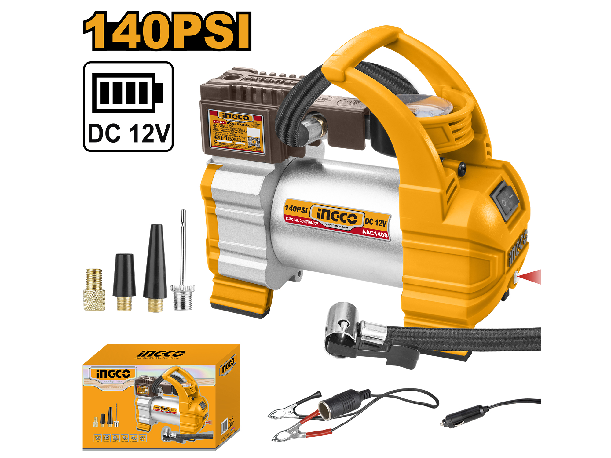 COMPRESOR DE AIRE 140PSI, 35l/min