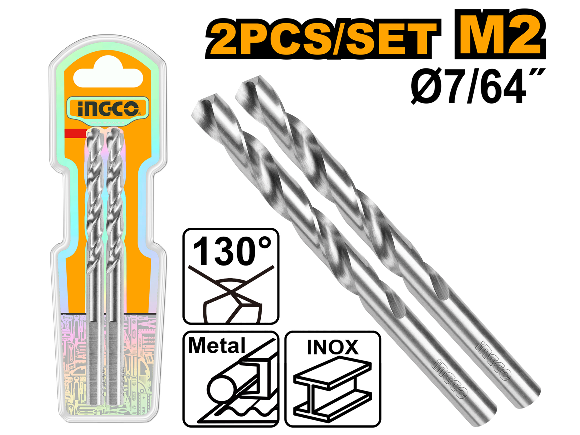 BROCA PARA METAL, BLISTER DE 2 PZS