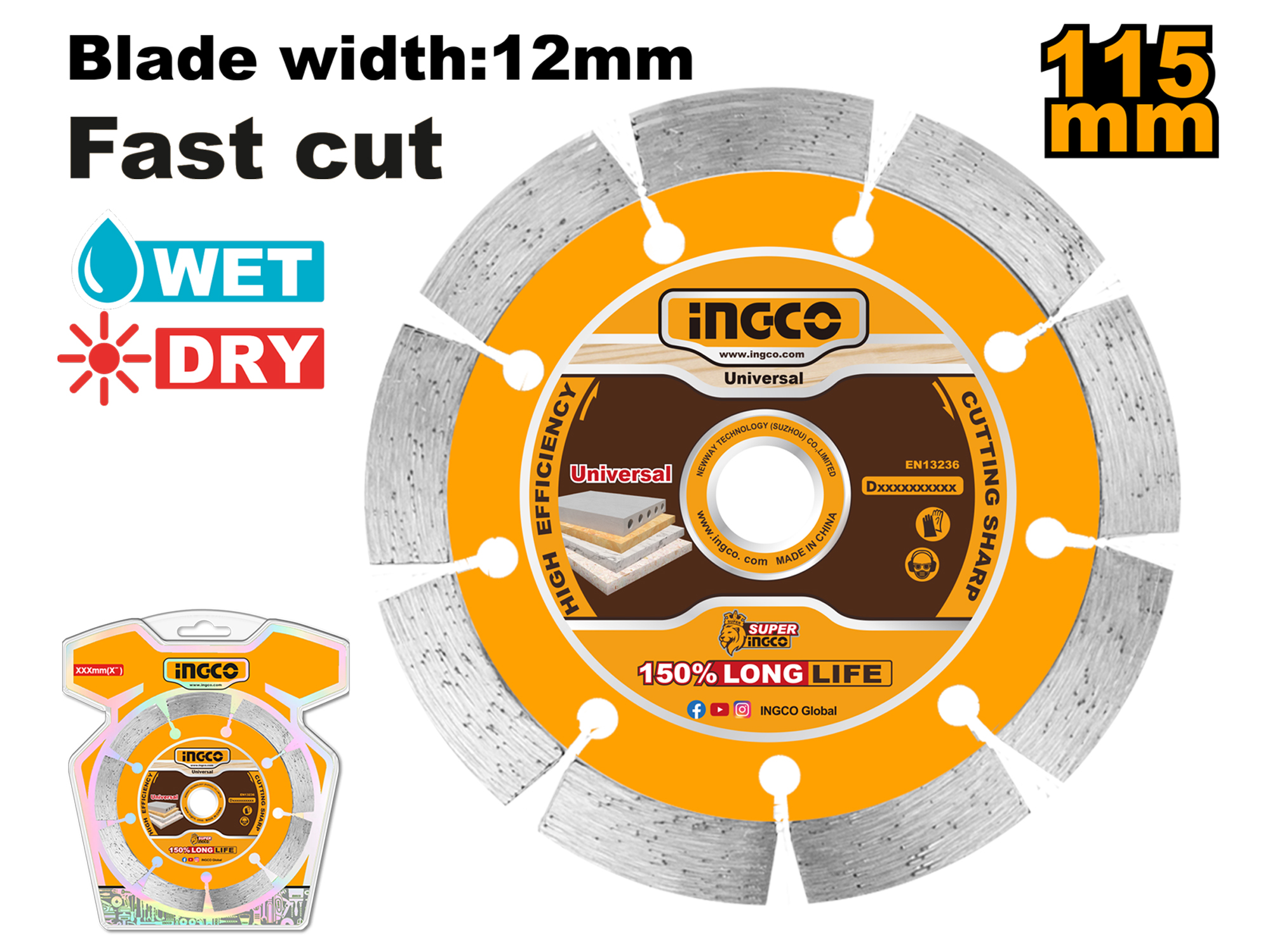 DISCO DE DIAMANTE SEGMENTADO