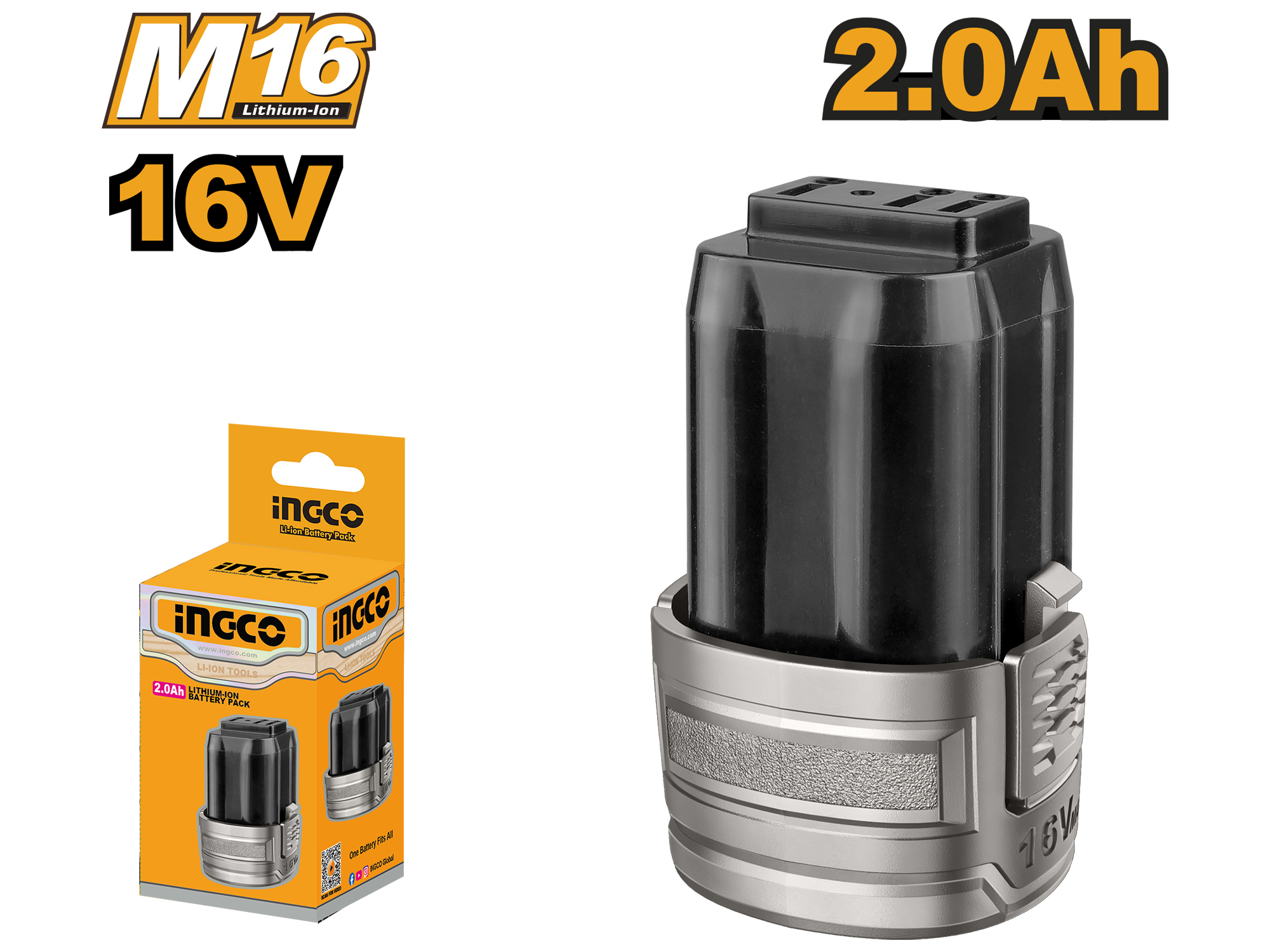 BATERIA DE LITIO DE 16V, 2.0Ah