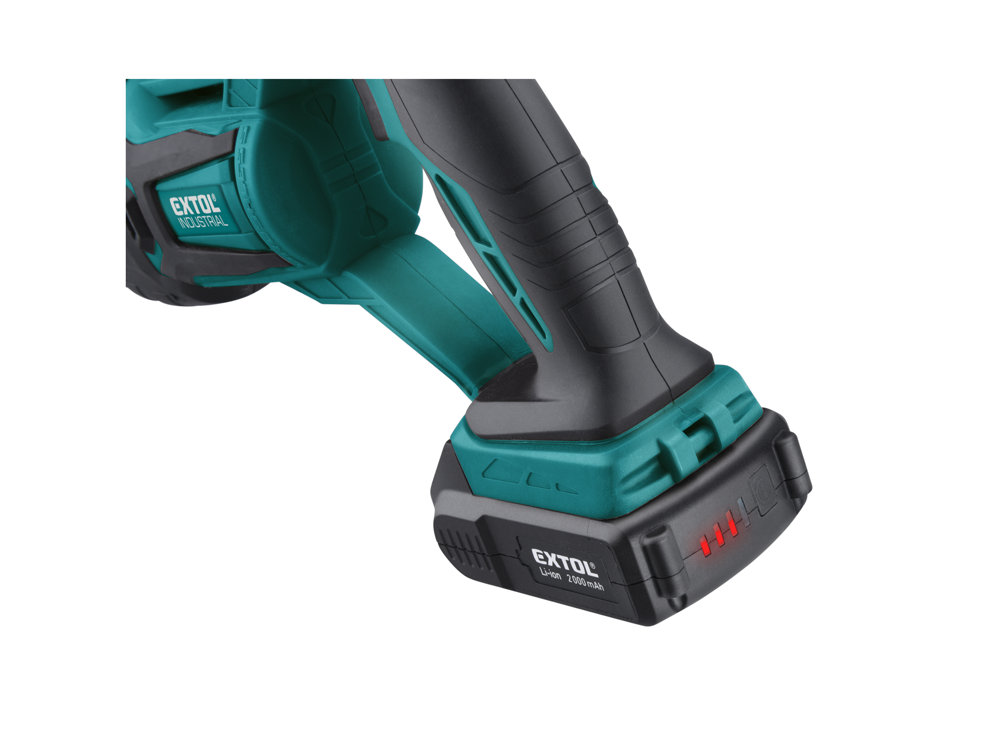 SIERRA SABLE EXTOL I 20V, SIN CARBONES 1 CARGADOR Y 1 BATERIA - Imagen 2