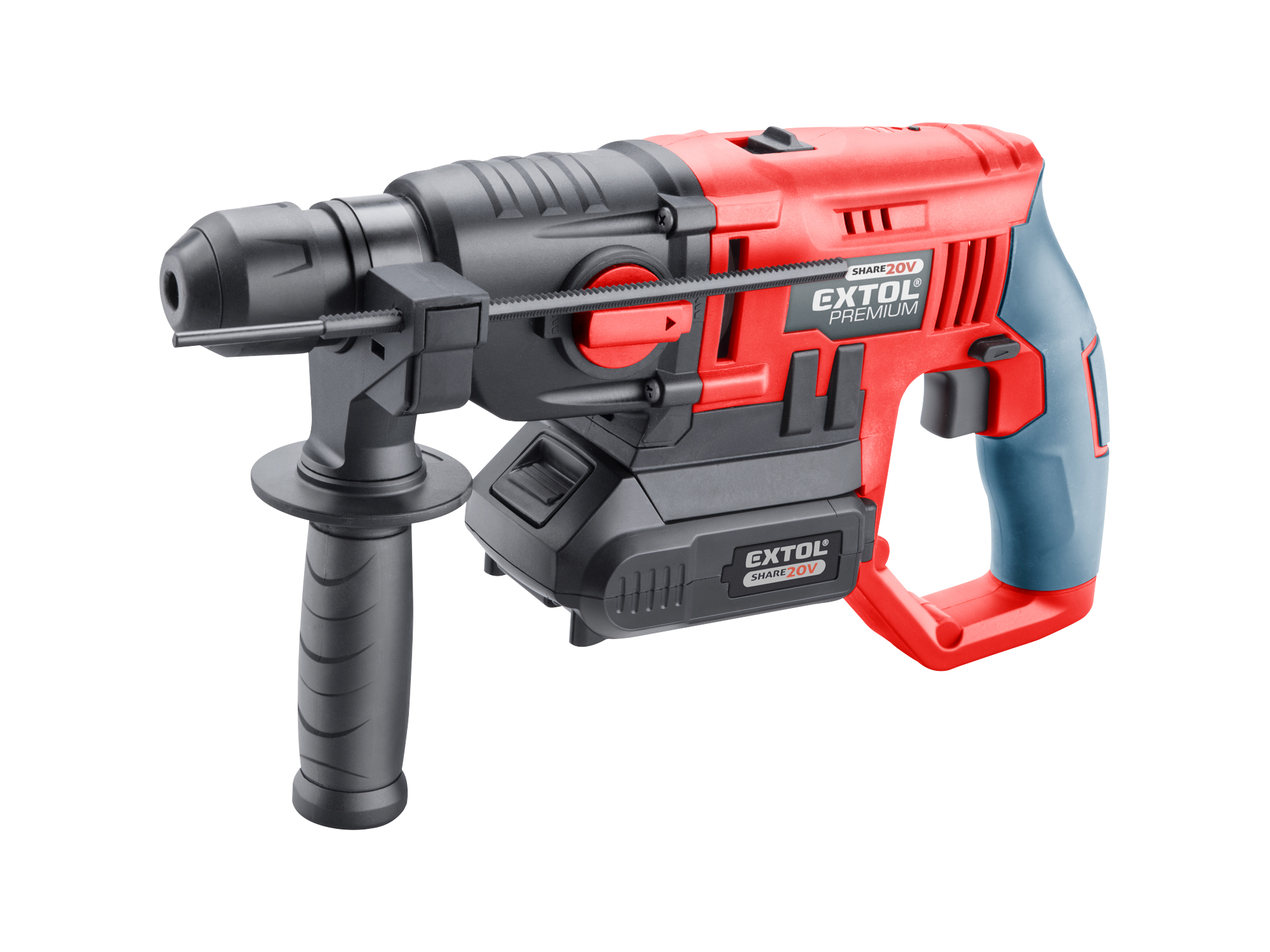 ROTOMARTILLO EP INALAMBRICO, SDS PLUS,  20V  1.2J C-CARBONES 5000GPM