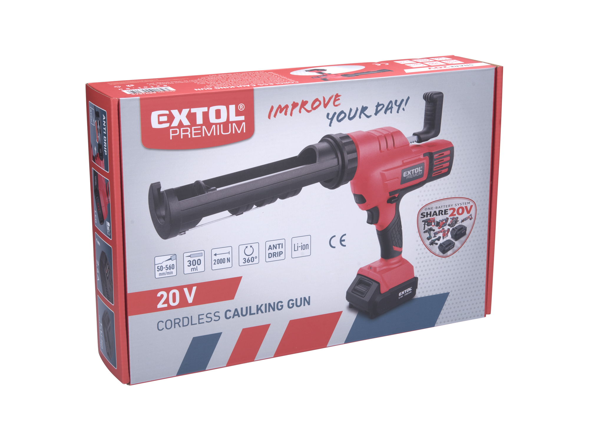 Pistola De Calefateo Ep Inalambrica, 20V, Auto Stop,360G Rot, 1 Bateria Y 1 Cargador - Imagen 11