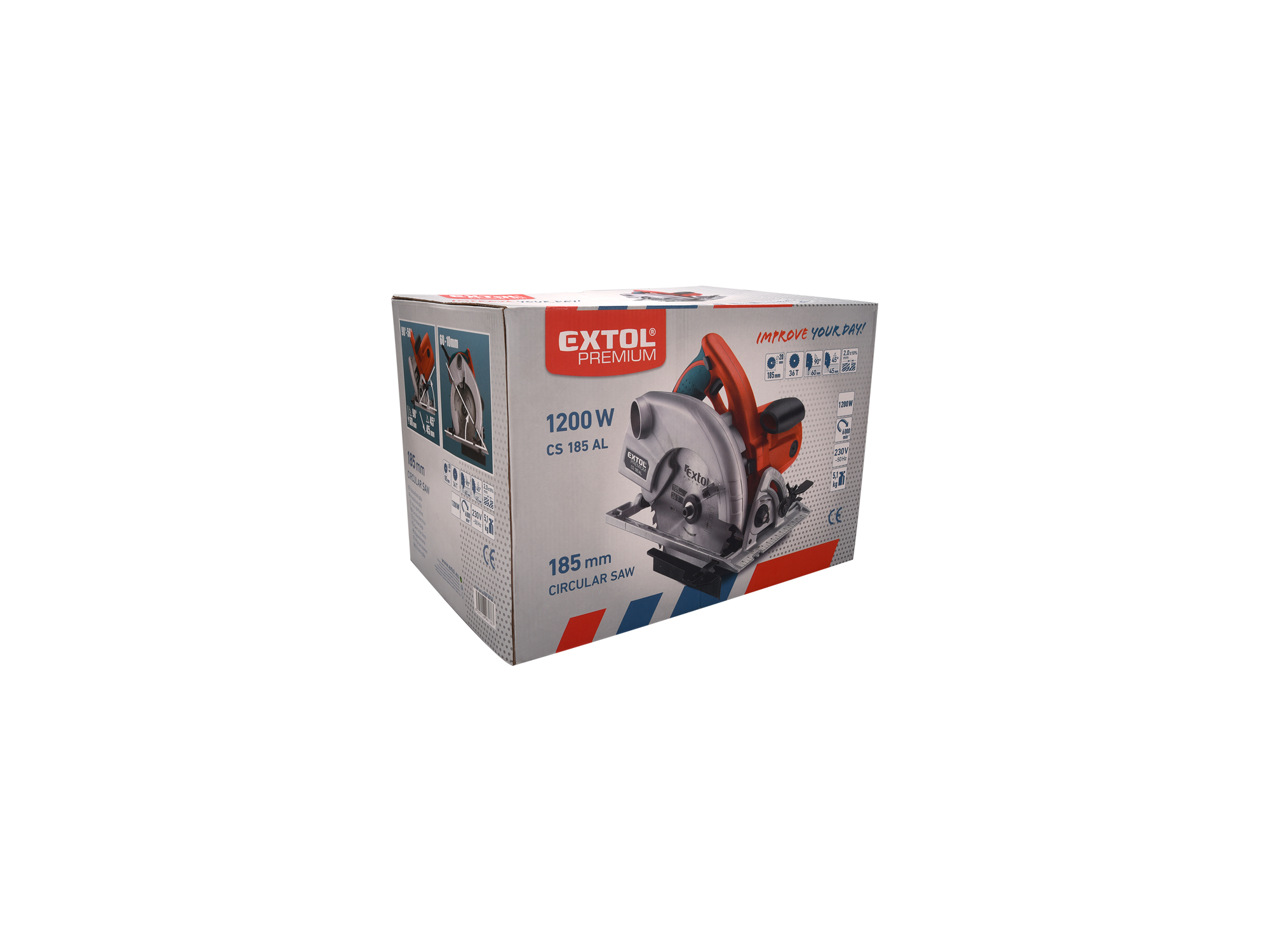 Sierra Circular 1300W  7 1/4¨Extol Premium - Imagen 3