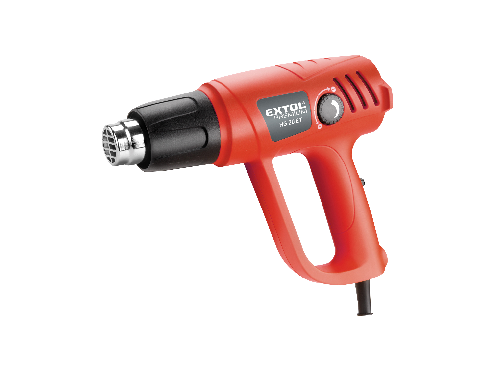 PISTOLA DE CALOR 1500W, 2 NIVELES REGULABLES DE TEMPERATURA