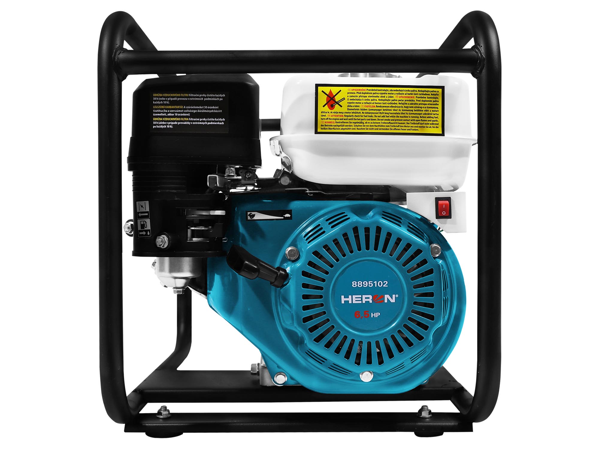 MOTOBOMBA DE 6.5HP, 1100l/min, 3" x 3" - Imagen 1