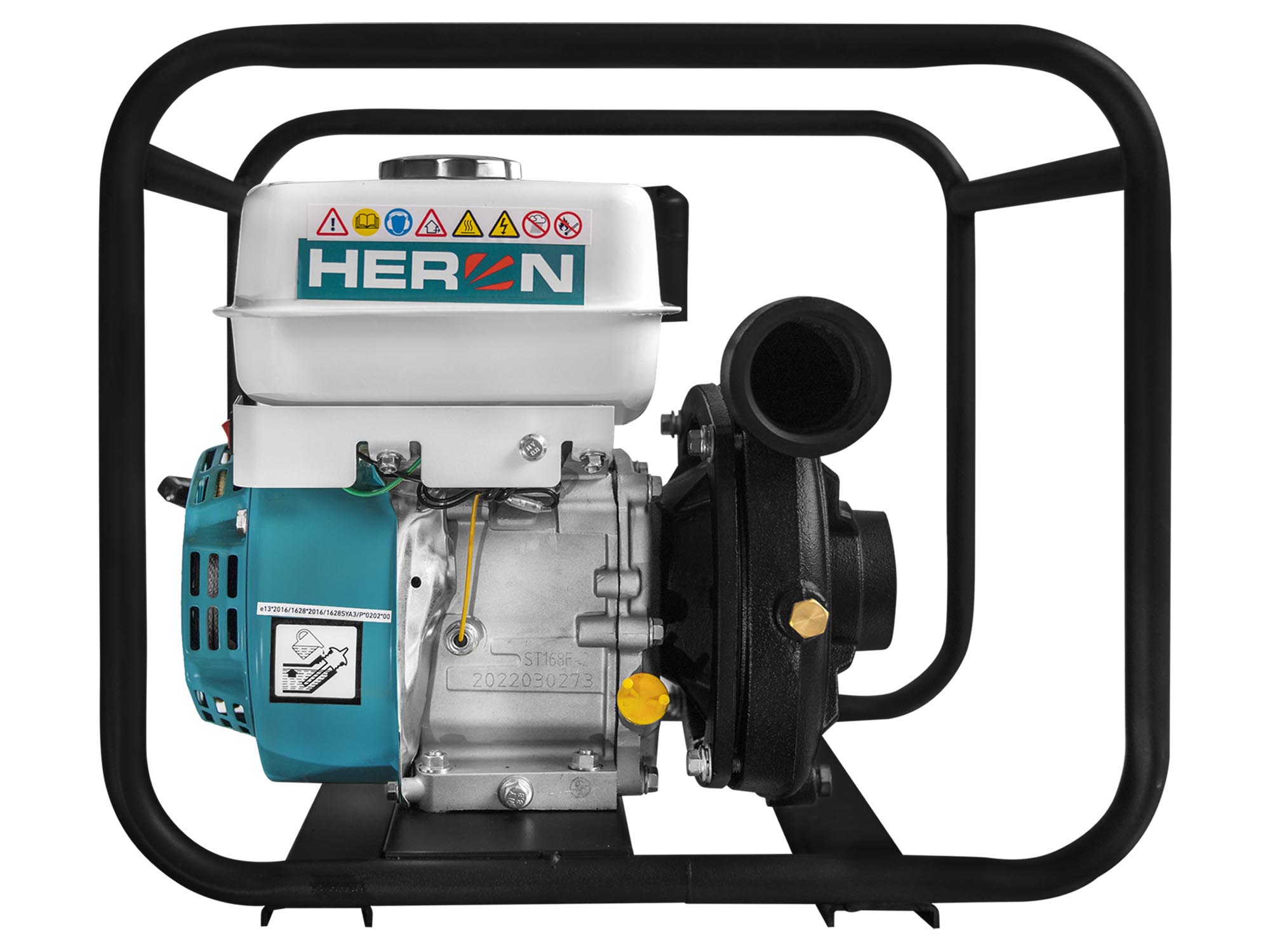 MOTOBOMBA TIPO CARACTOL DE 6.5HP, 500l/min, 2" x 2"
