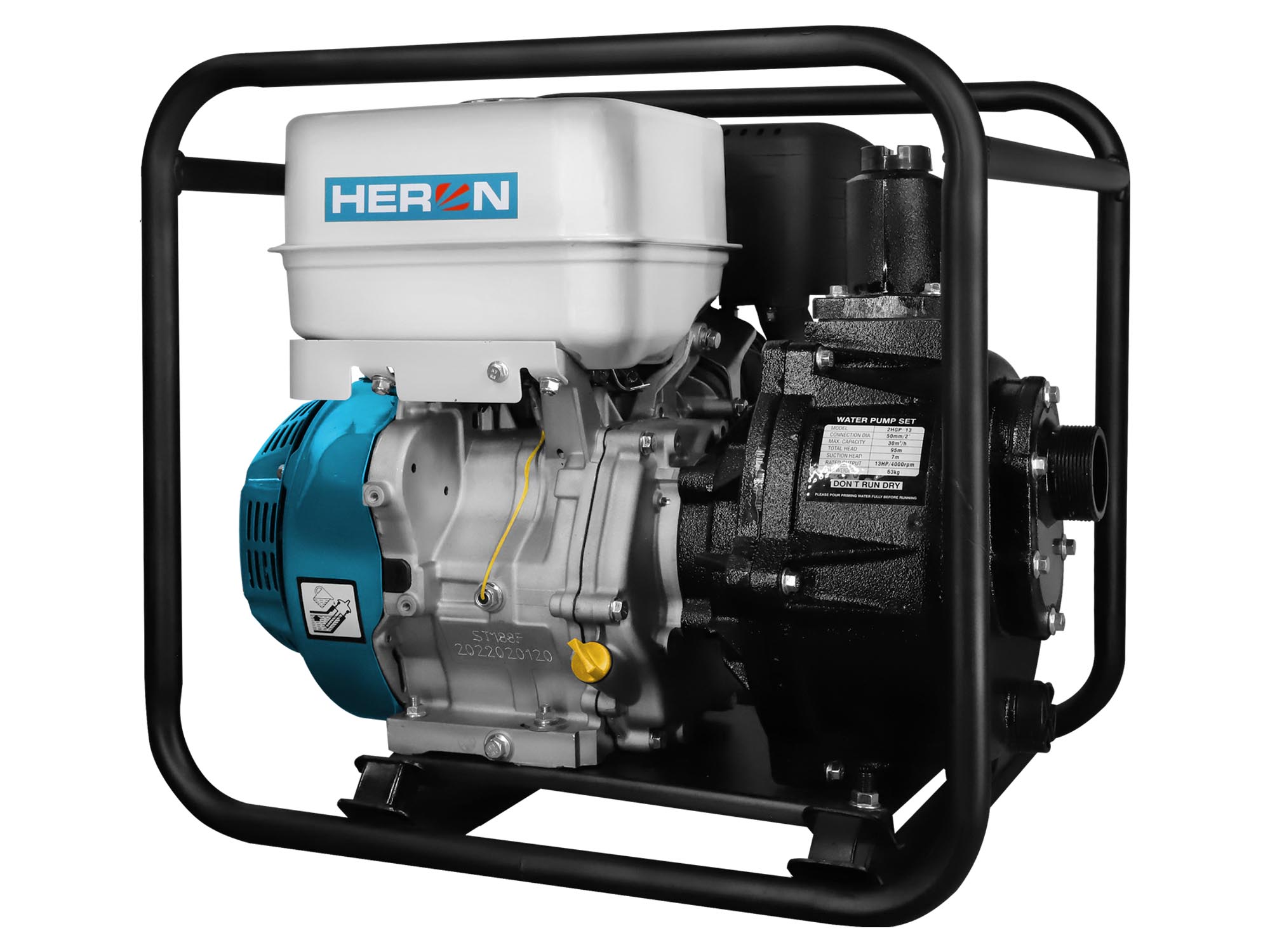BOMBA DE AGUA HERON DE ALTA PRESION AUTOCEVANTE 13.0HP - Imagen 2