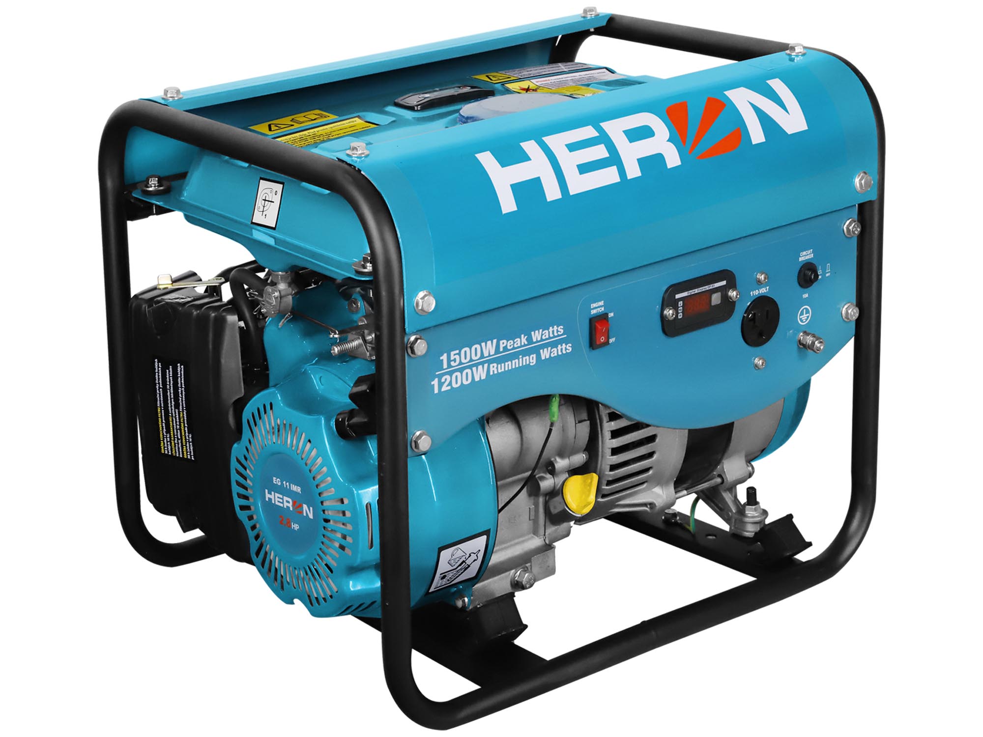 GENERADOR ELÉCTRICO DE 2.8HP, 1500W - Imagen 2
