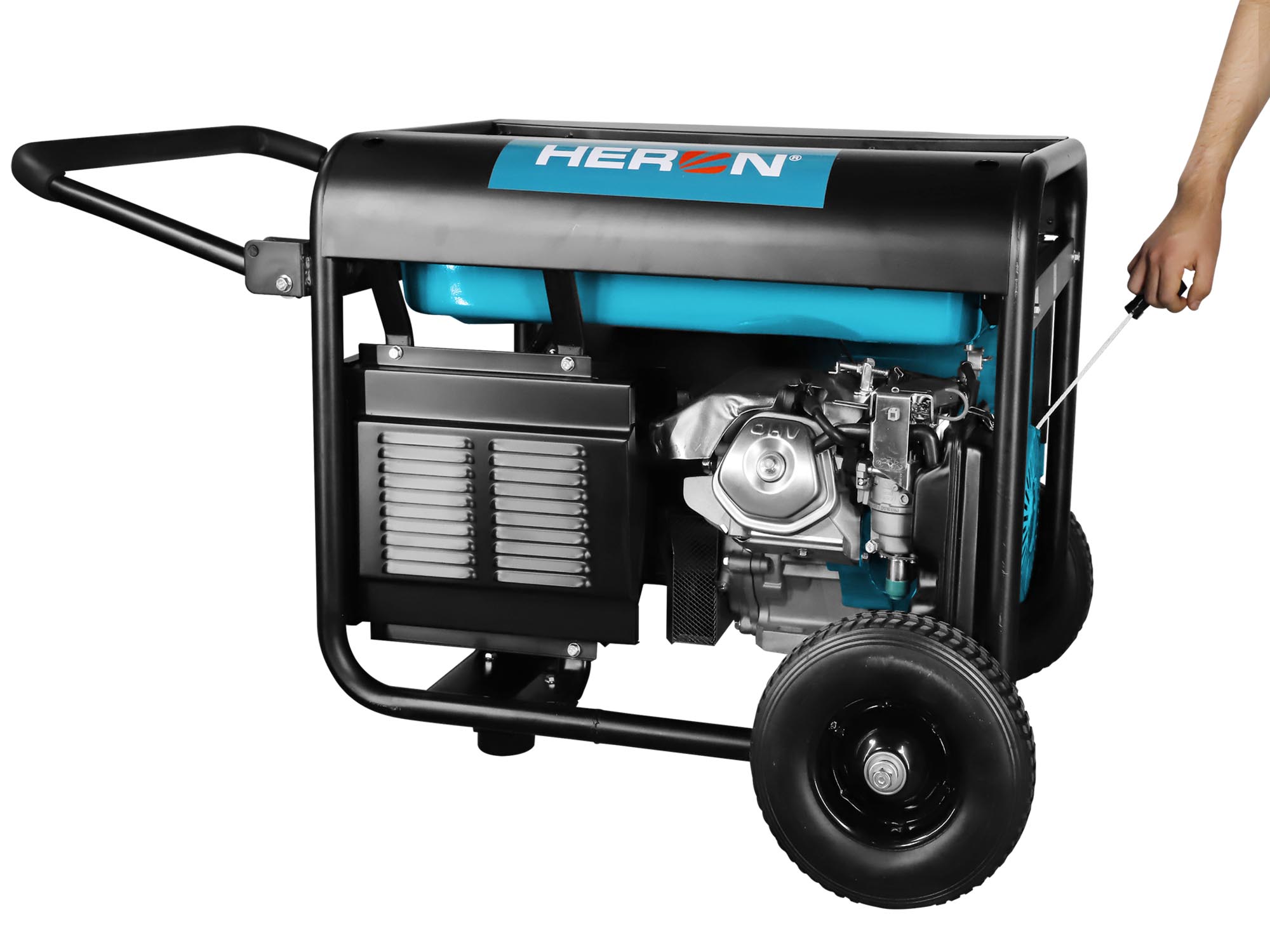 GENERADOR ELÉCTRICO DE 13HP, 7000W, Arranque Manual - Imagen 3
