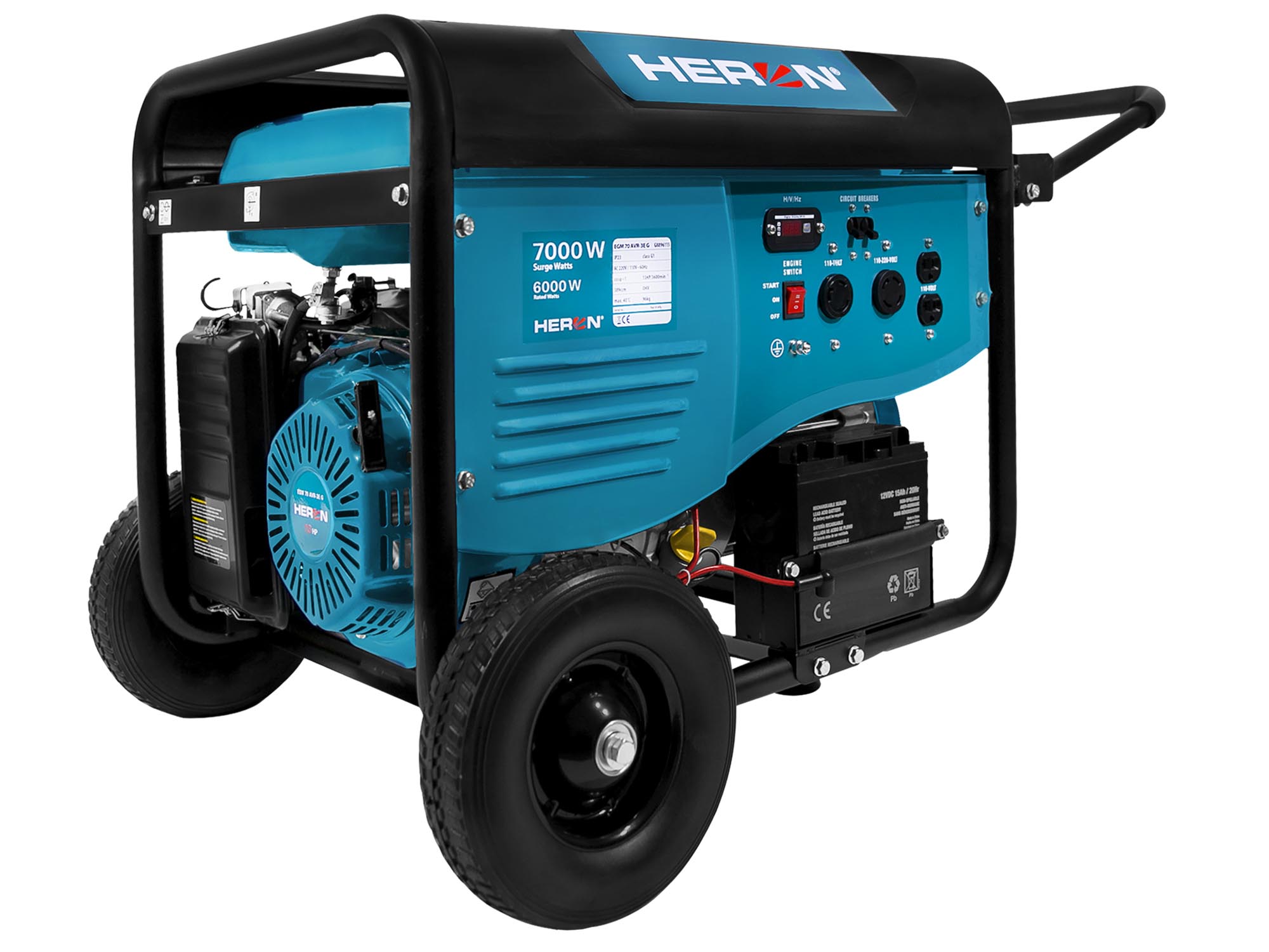 GENERADOR ELÉCTRICO DE 13HP, 7000W, ARRANQUE ELÉCTRICO - Imagen 1