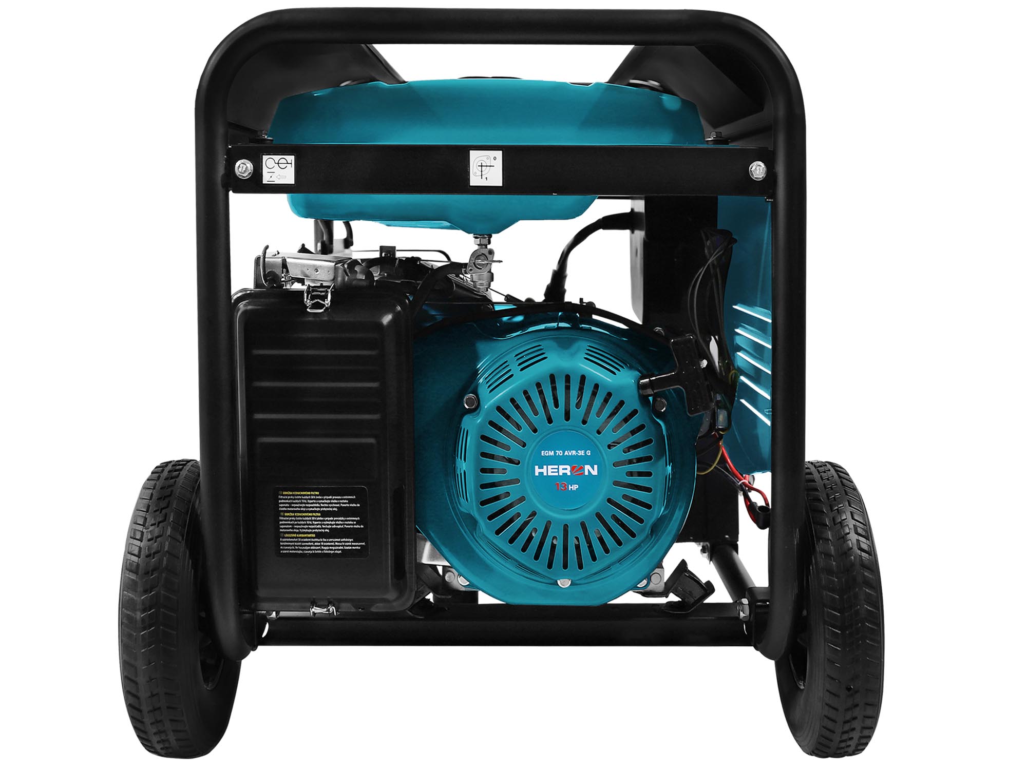 GENERADOR ELÉCTRICO DE 13HP, 7000W, ARRANQUE ELÉCTRICO - Imagen 2