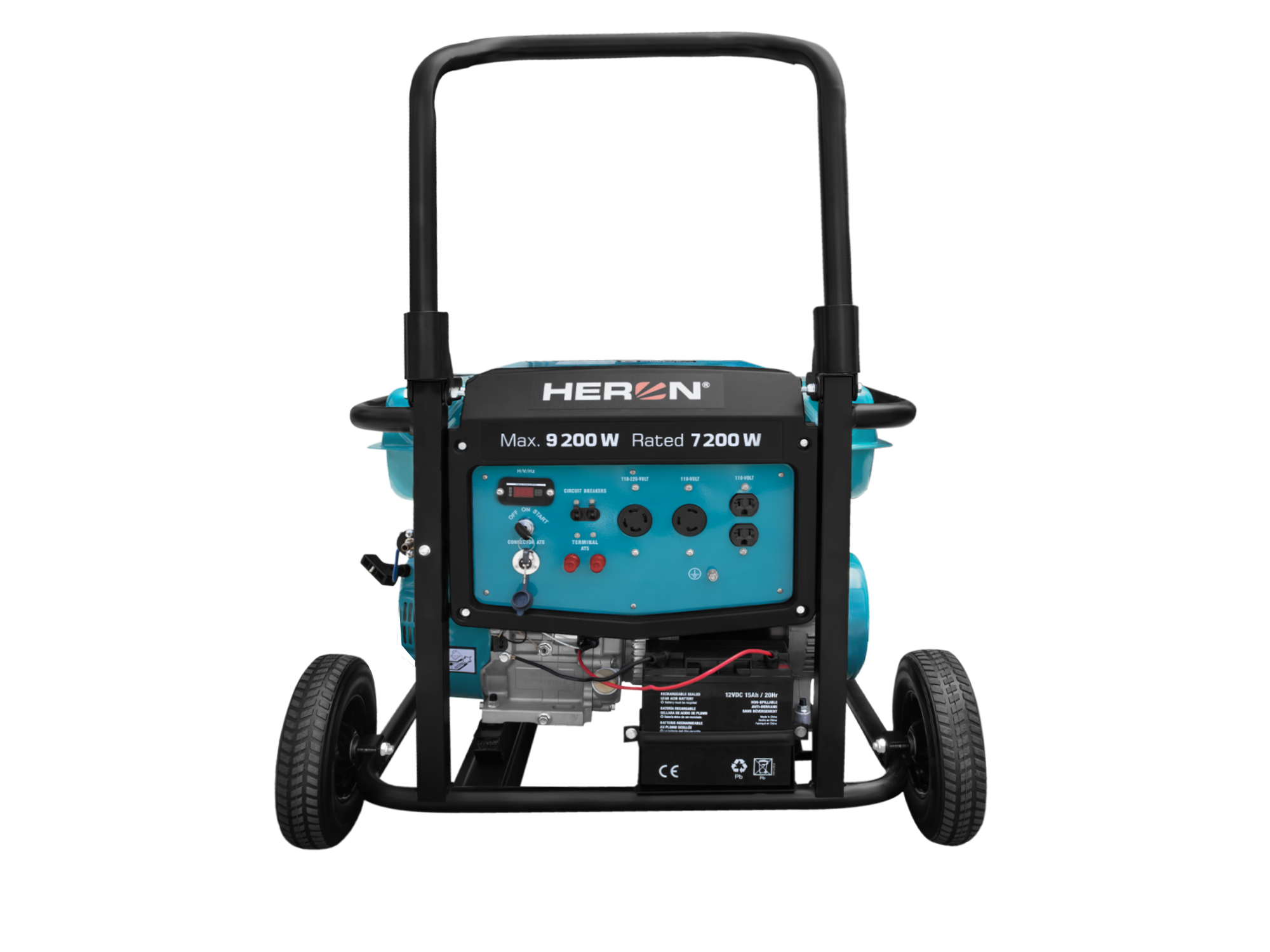 Generador 9200W  Hibrido 3 En 1 Gas,Gasolina, Gas Natural