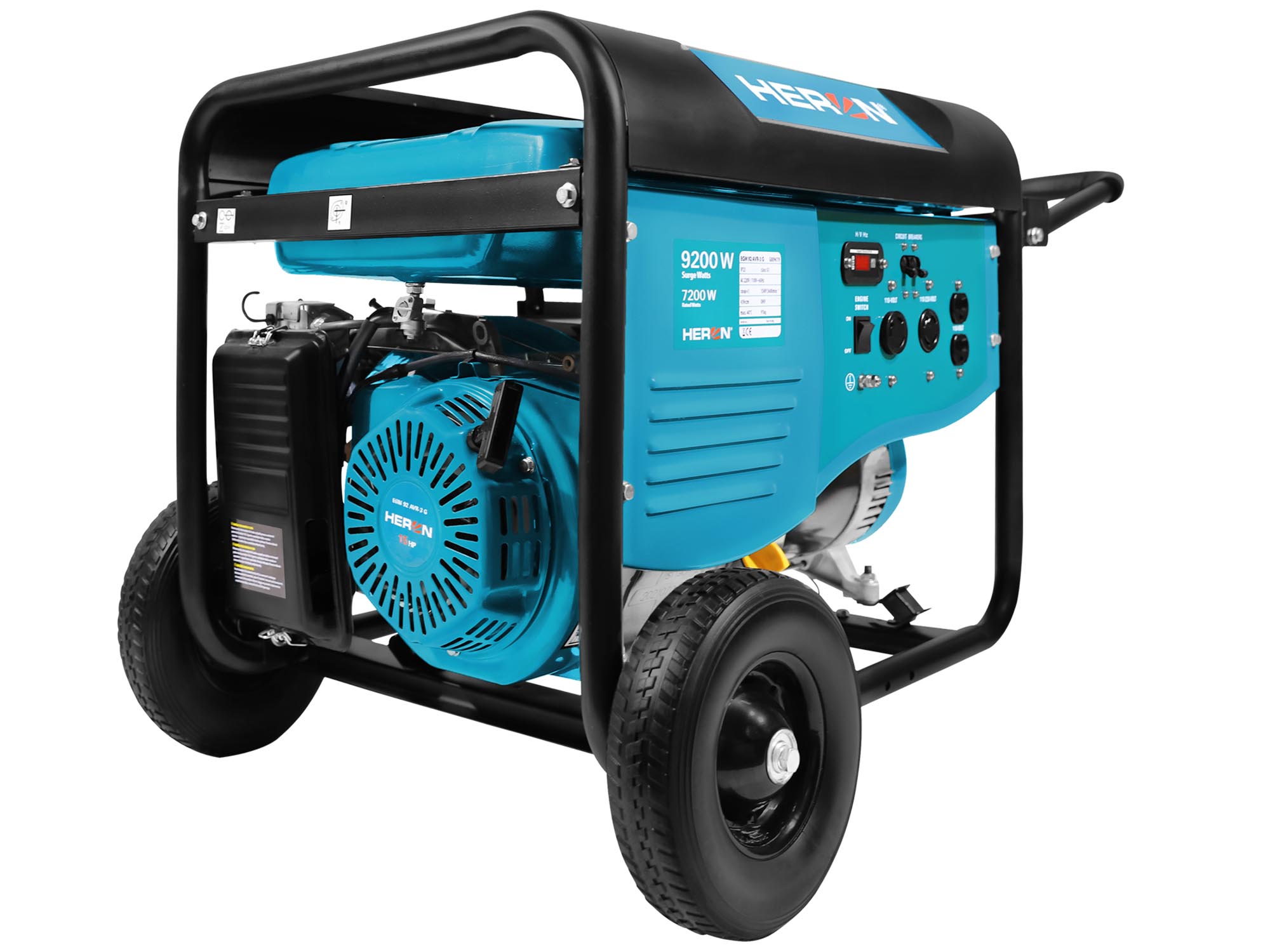 GENERADOR ELÉCTRICO DE 15HP, 9200W, ARRANQUE ELÉCTRICO - Imagen 1