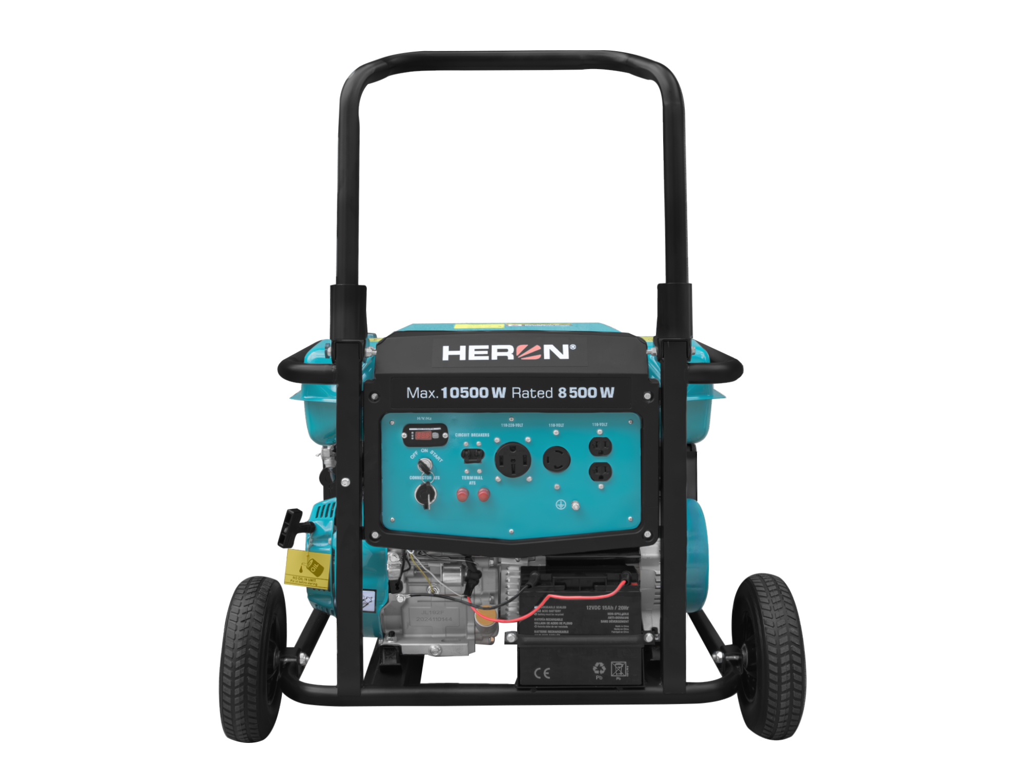 Generador  10,500W Hibrido 3 En 1 Gas, Gasolina, Gas Natural