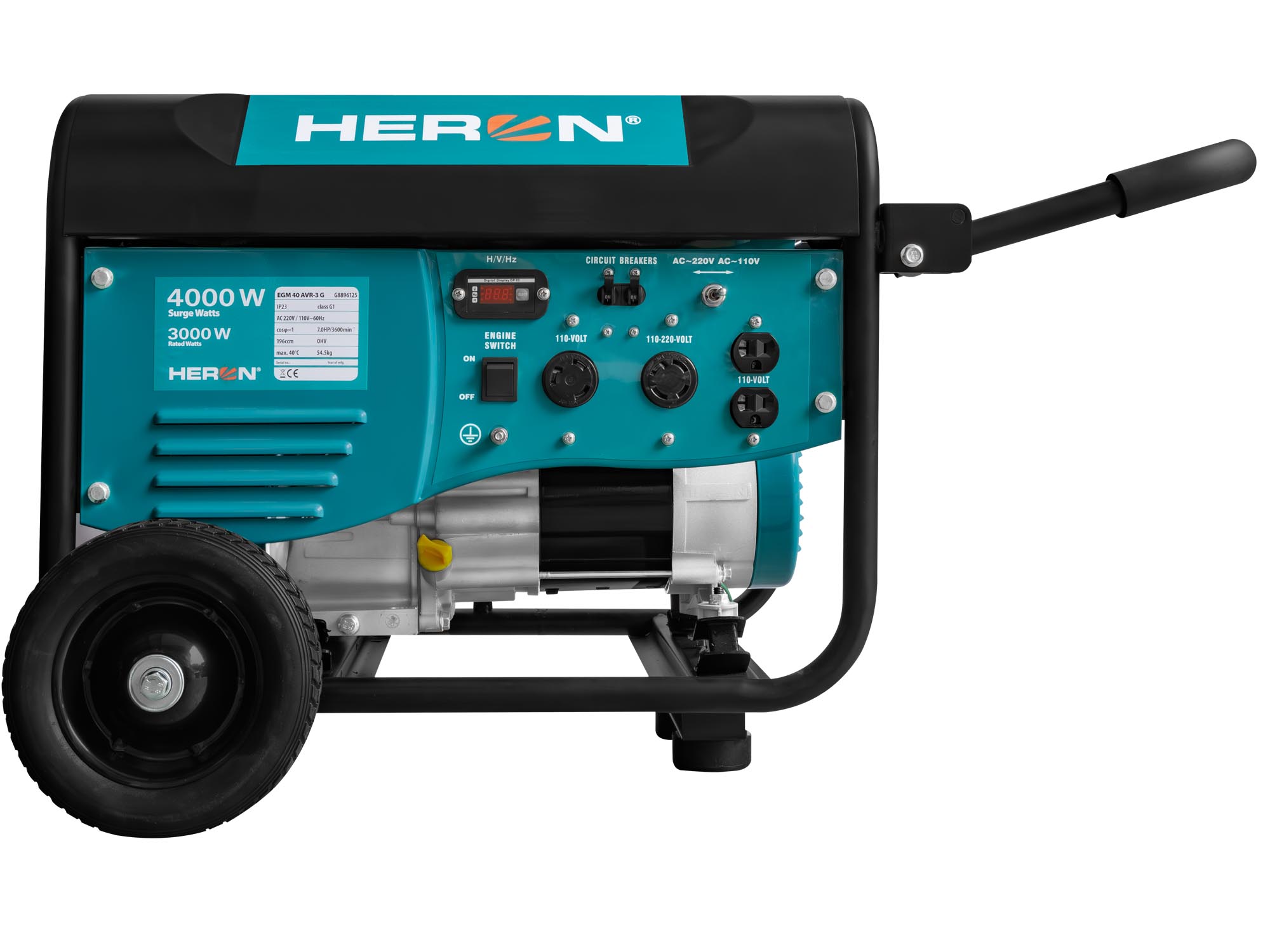 GENERADOR ELÉCTRICO DE 7.0HP, 4000W - Imagen 1