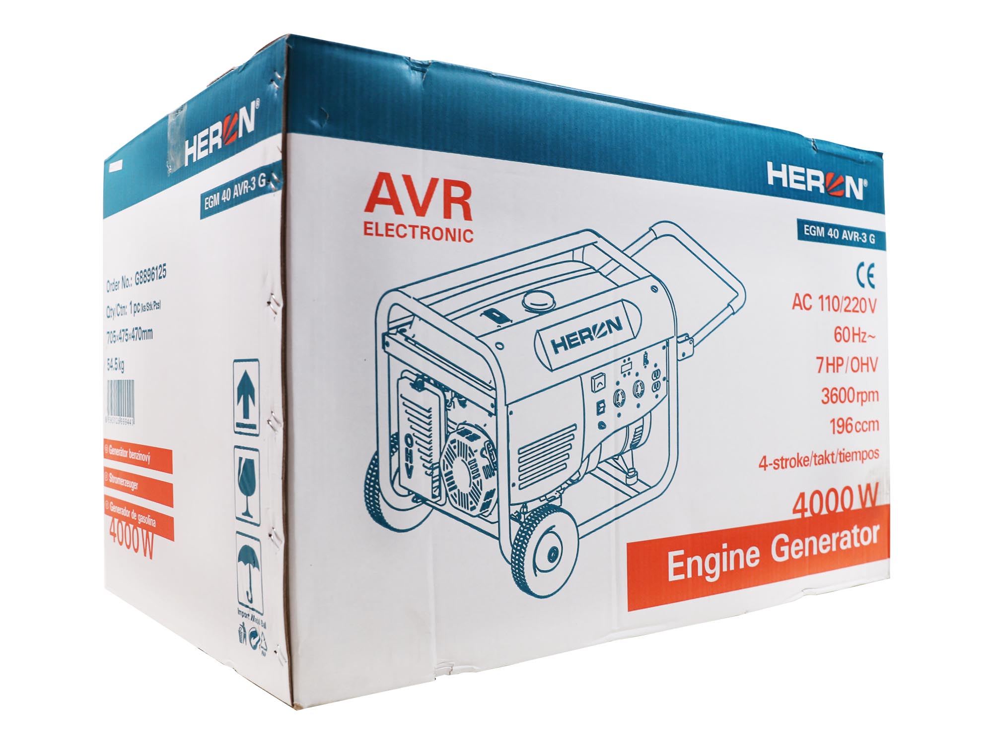 GENERADOR ELÉCTRICO DE 7.0HP, 4000W - Imagen 3