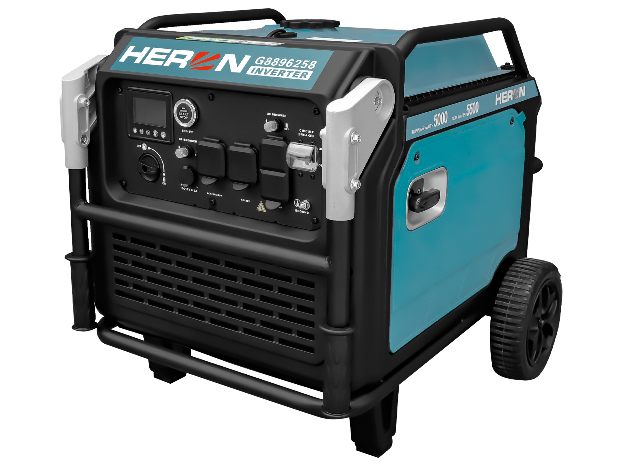 Generador Inversor Heron 4T 5500Watts 70Db 66.5Kg