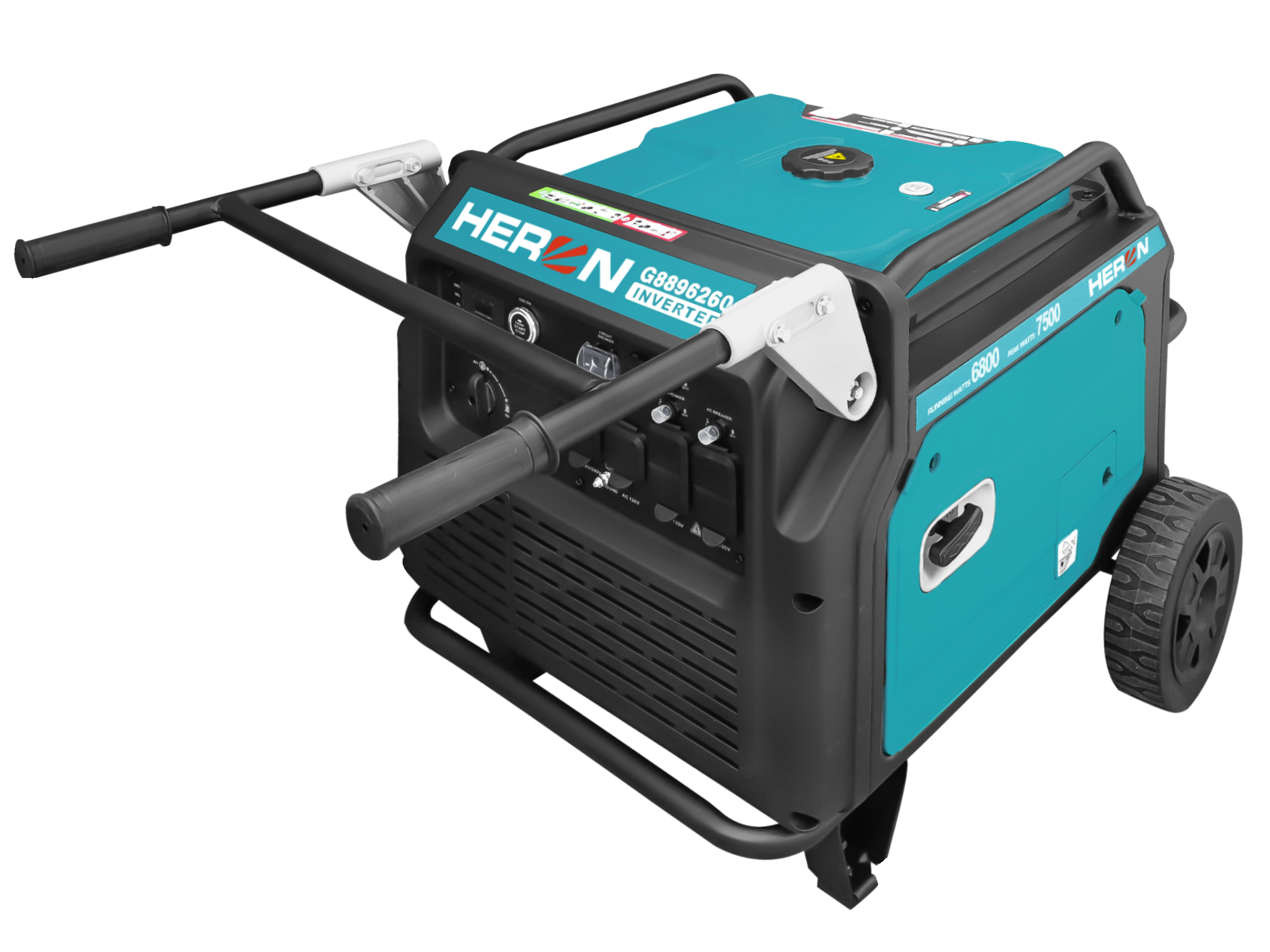 Generador Inversor Heron 4T 7500Watts 74Db 95Kg - Imagen 2