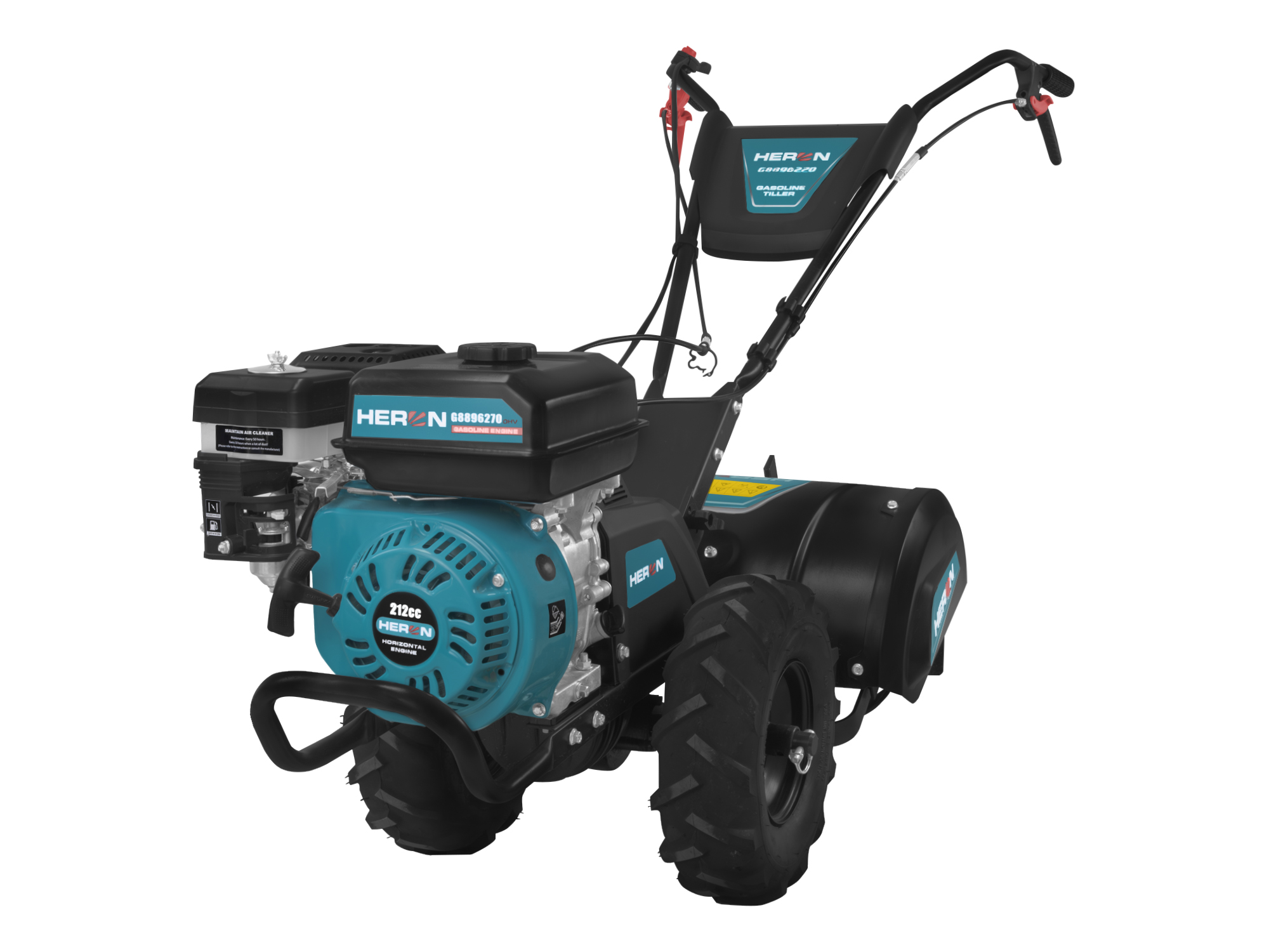 Cultivador A Gasolina Motor Heron 7Hp Ancho 50Mm - Imagen 1