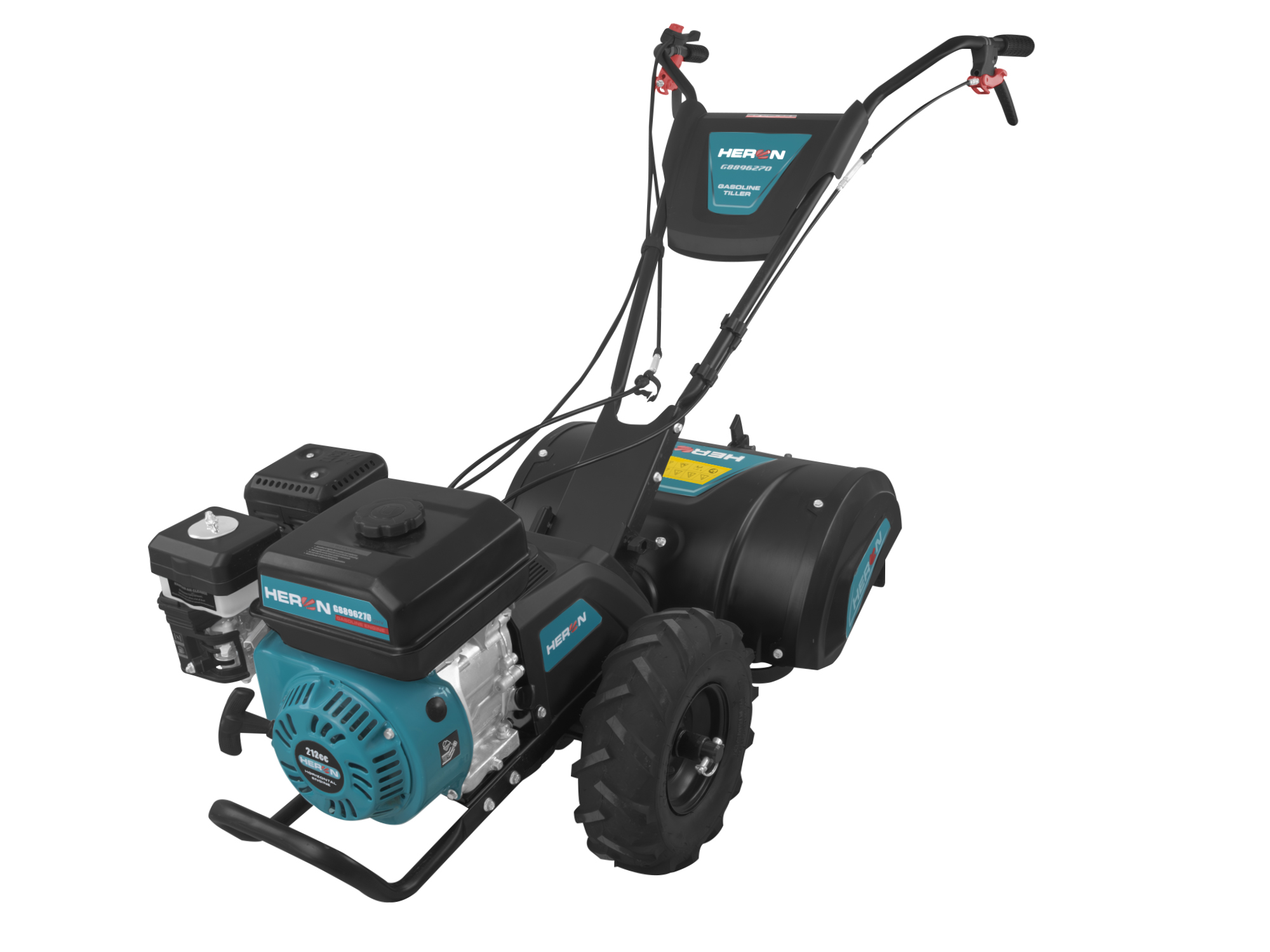 Cultivador A Gasolina Motor Heron 7Hp Ancho 50Mm - Imagen 2